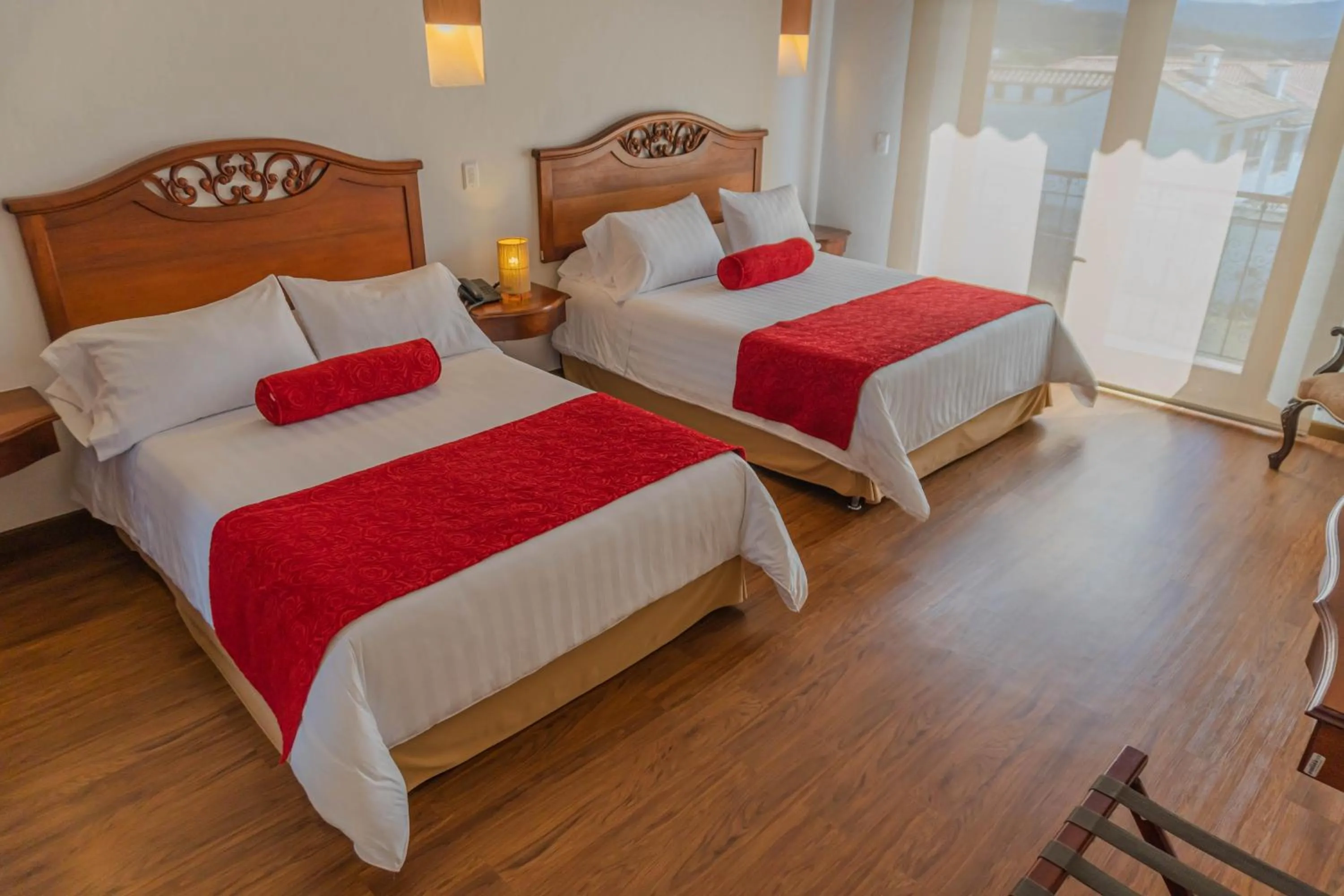 Bed in Maria Bonita Hotel