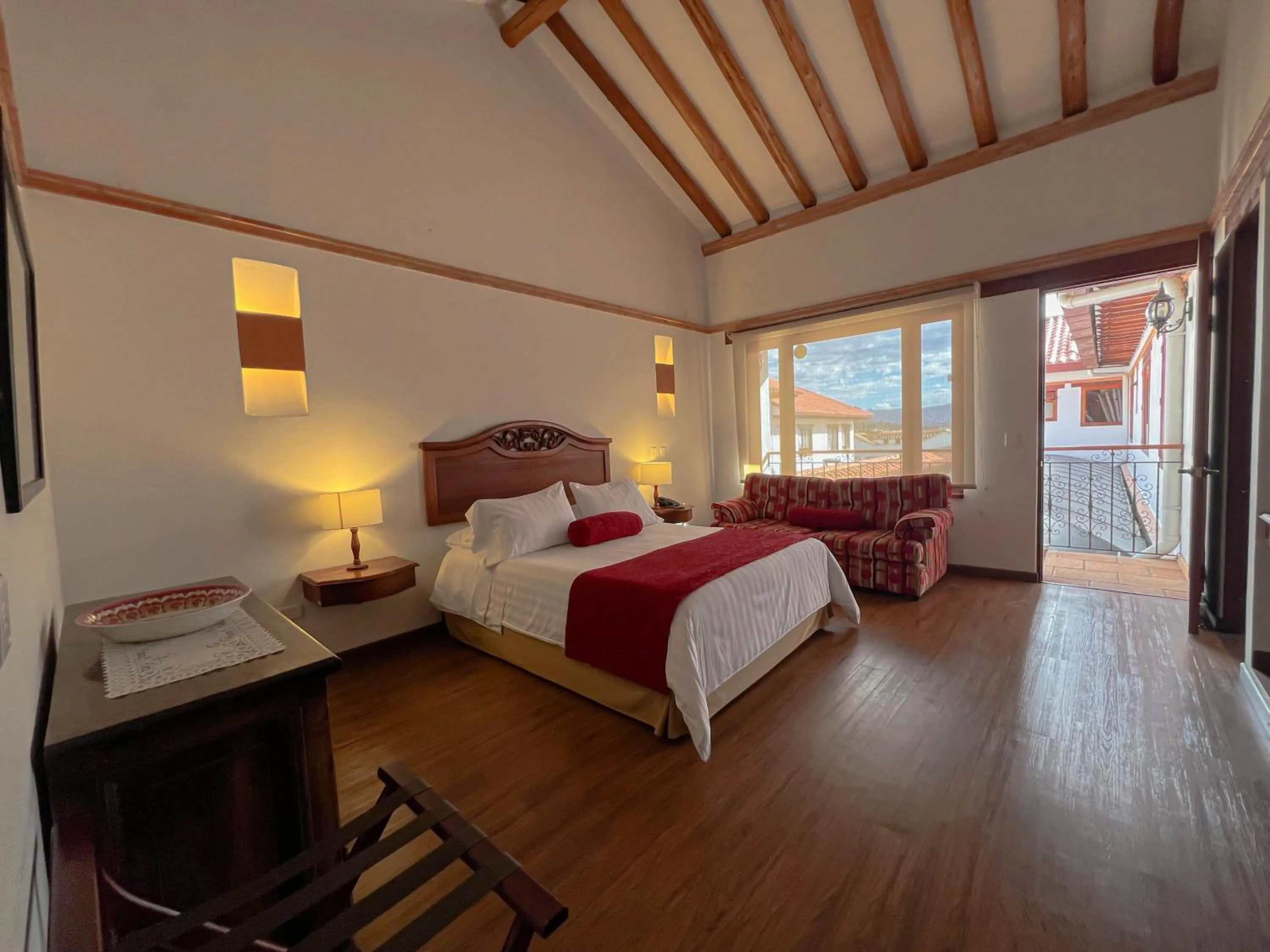 Bed in Maria Bonita Hotel