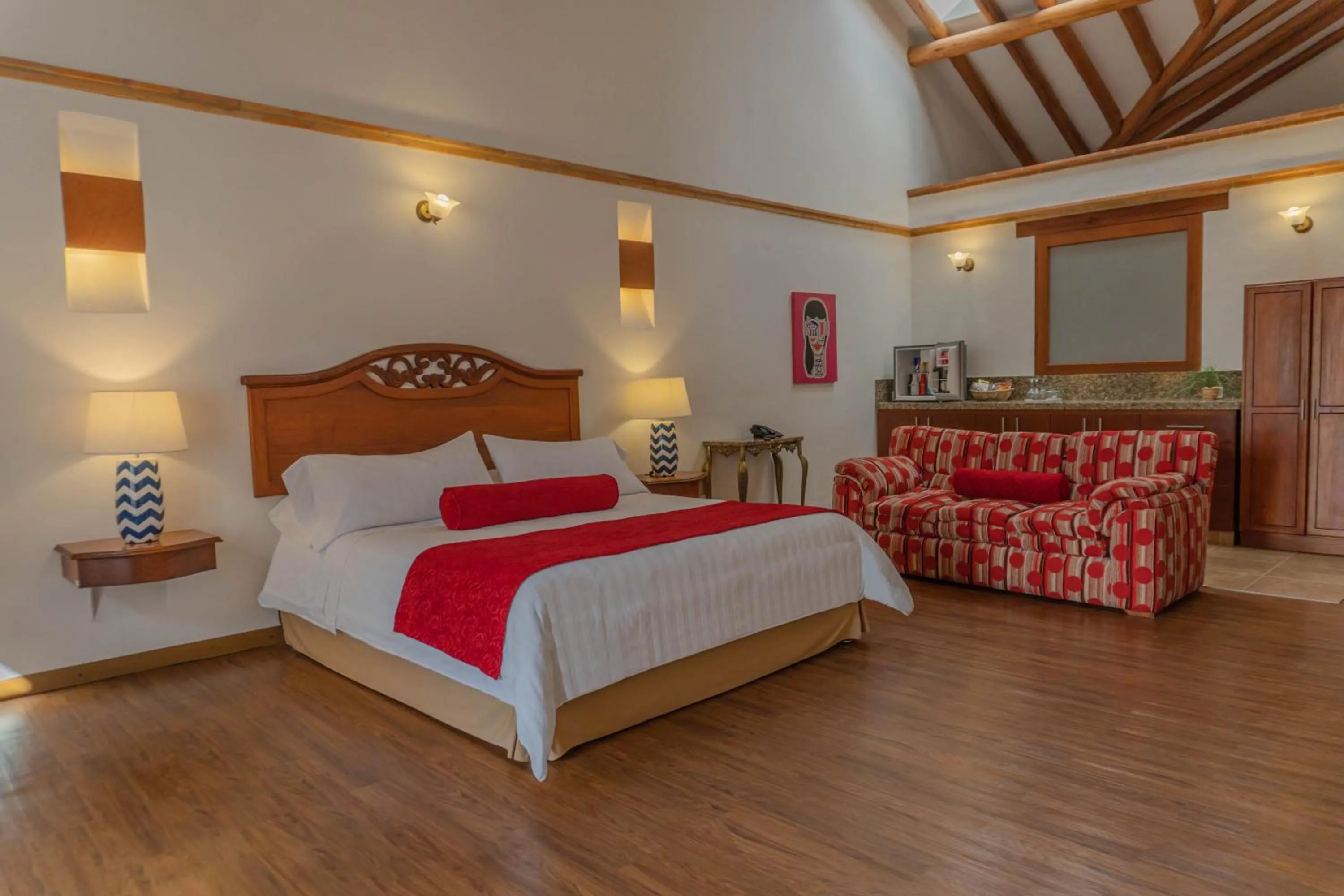 Bed in Maria Bonita Hotel