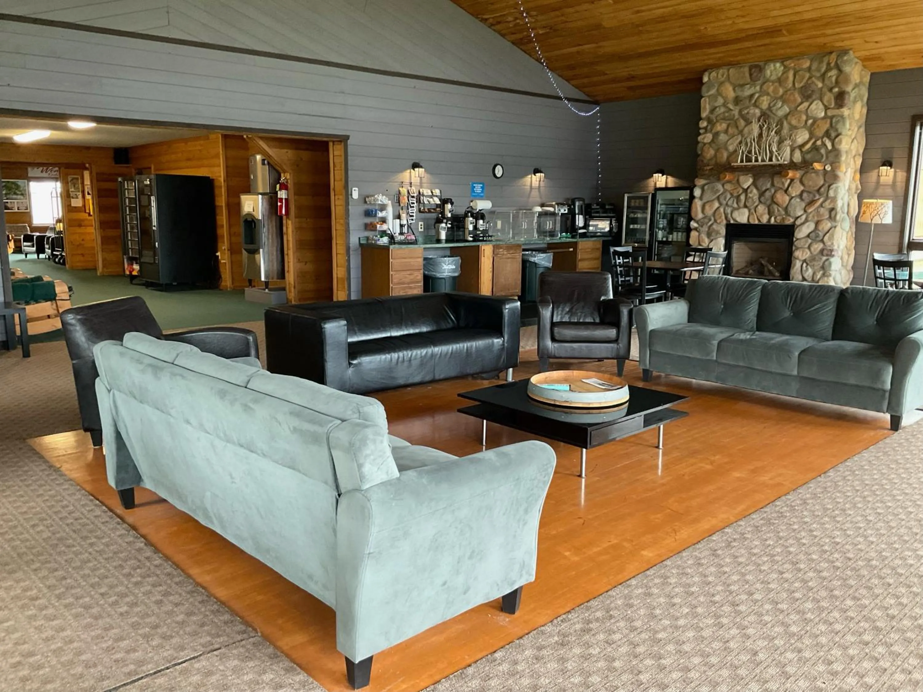 Seating area in Great Northern Hotel