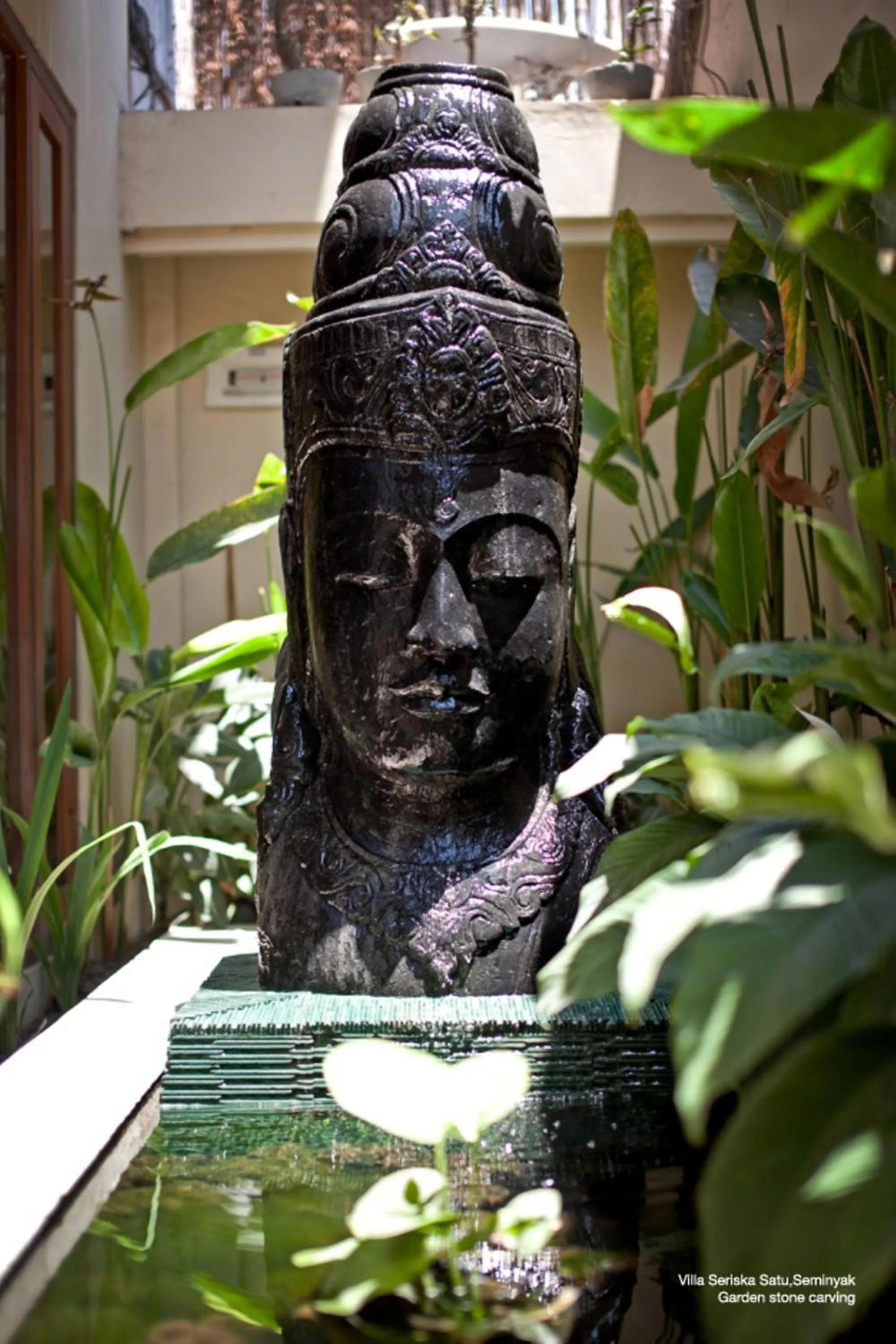 Facade/entrance in Villa Seriska Seminyak