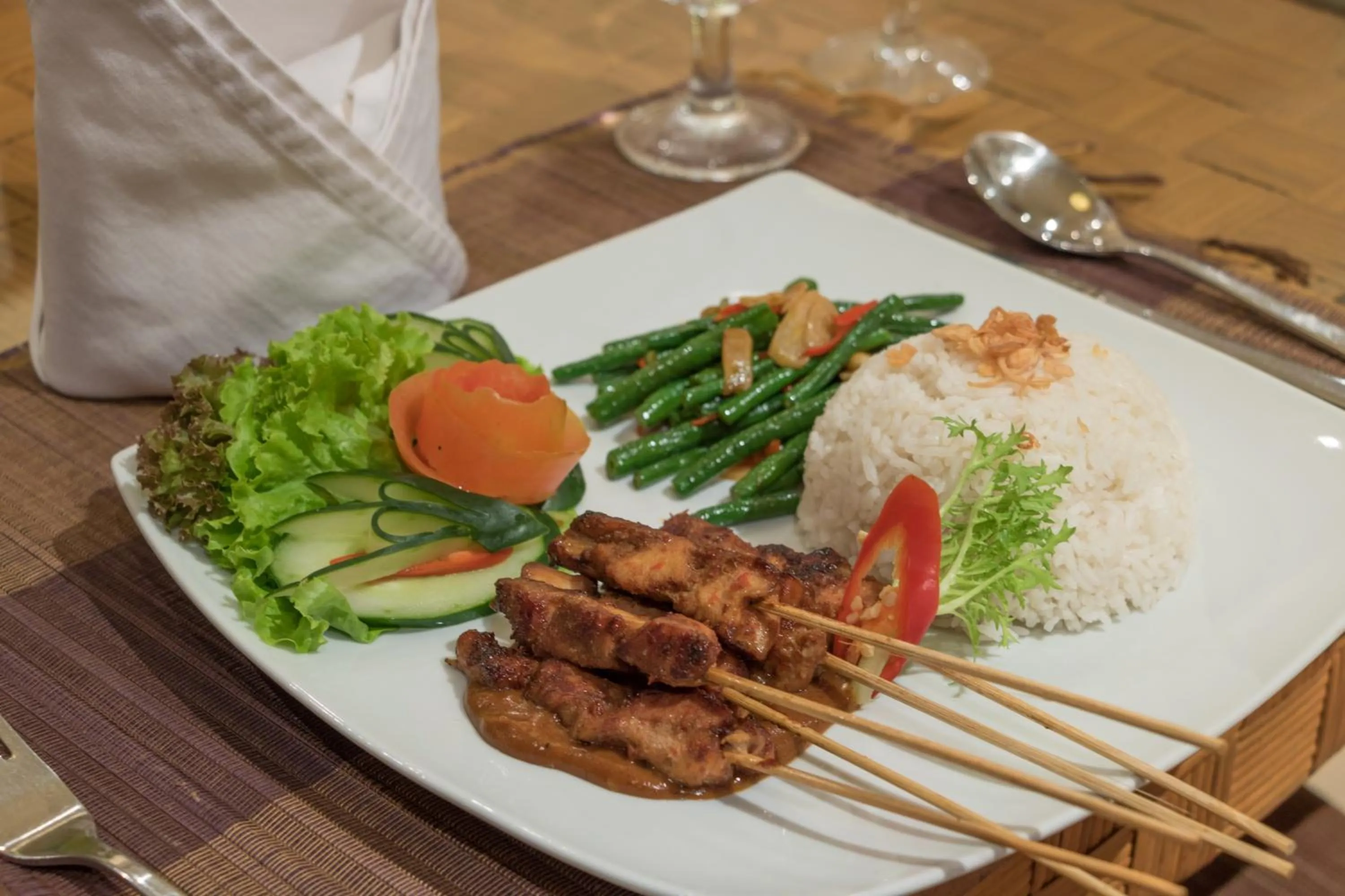 Lunch in Villa Seriska Seminyak