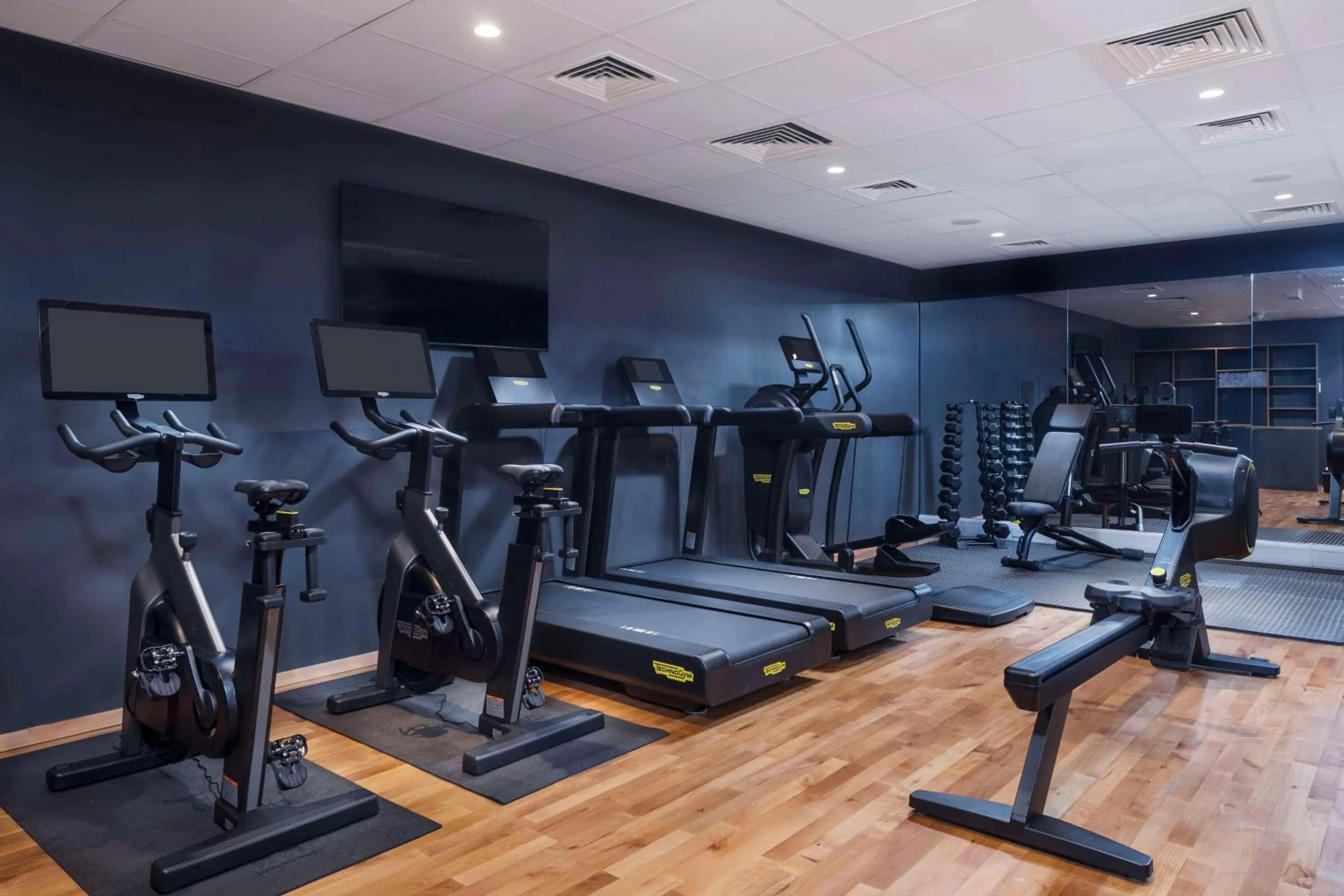 Fitness centre/facilities in Radisson Blu Hotel, Sheffield