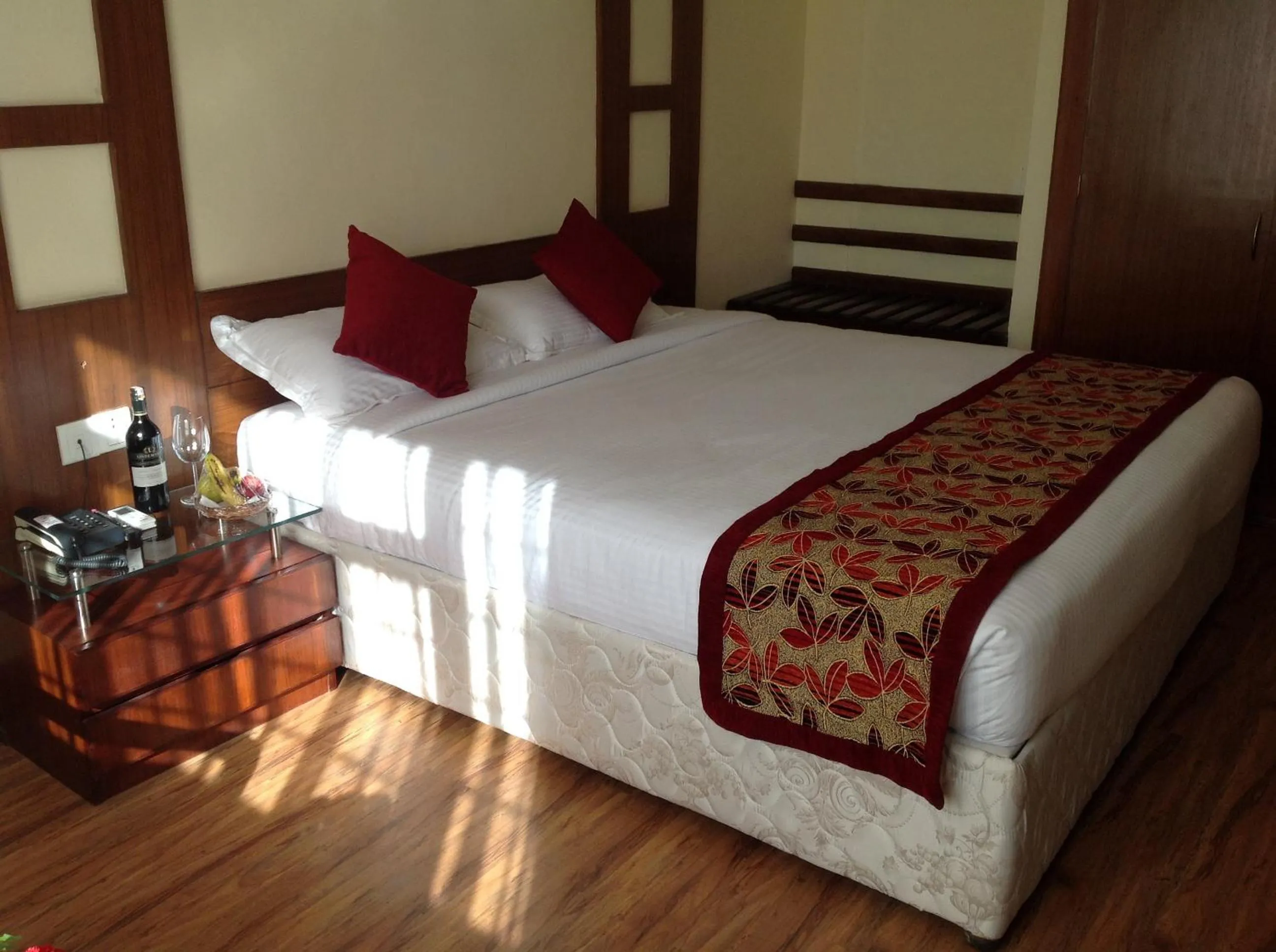 Bedroom, Bed in Hotel Woodland Kathmandu