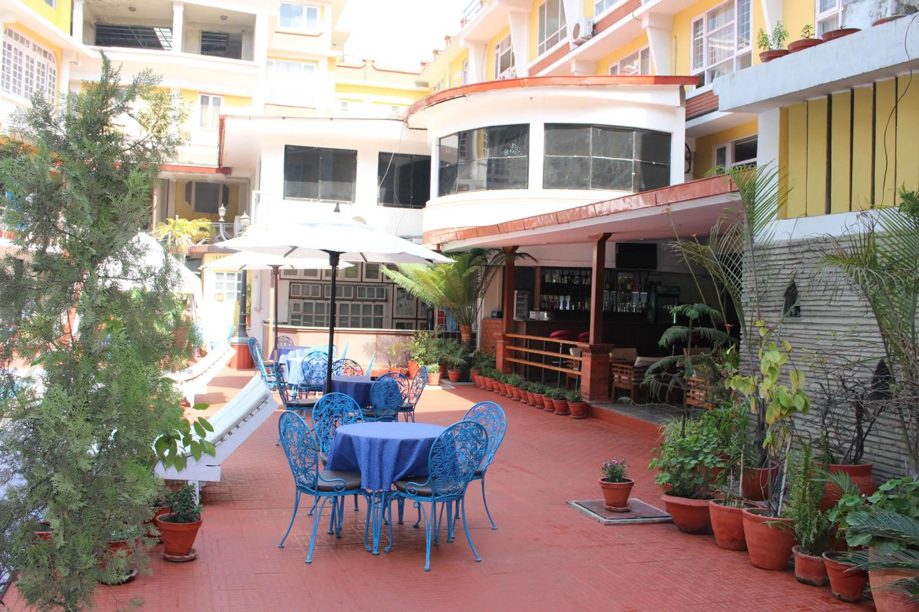 Garden in Hotel Woodland Kathmandu