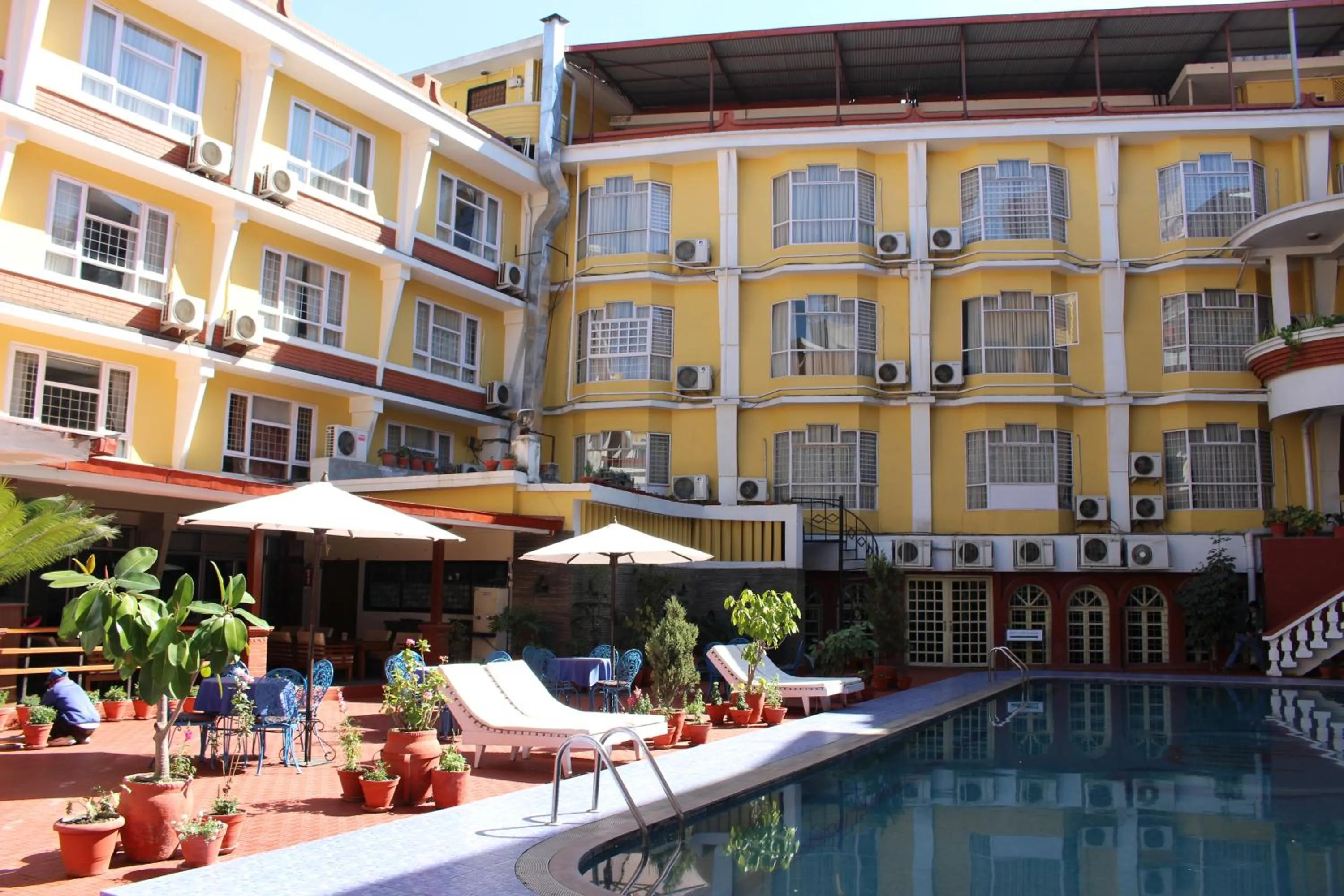 Swimming pool in Hotel Woodland Kathmandu