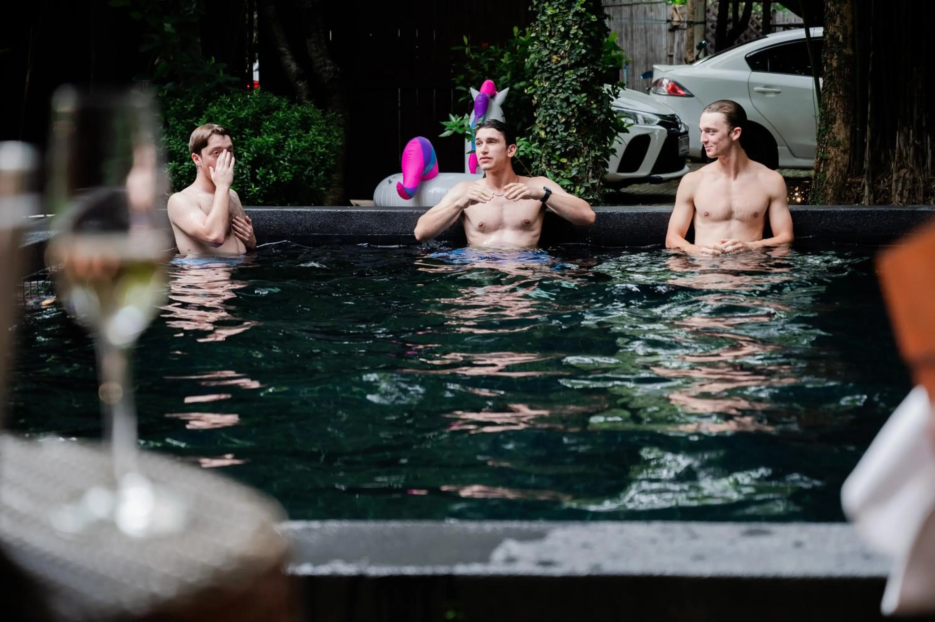 Pool view in Tolani Southgate Villa Chiang Mai