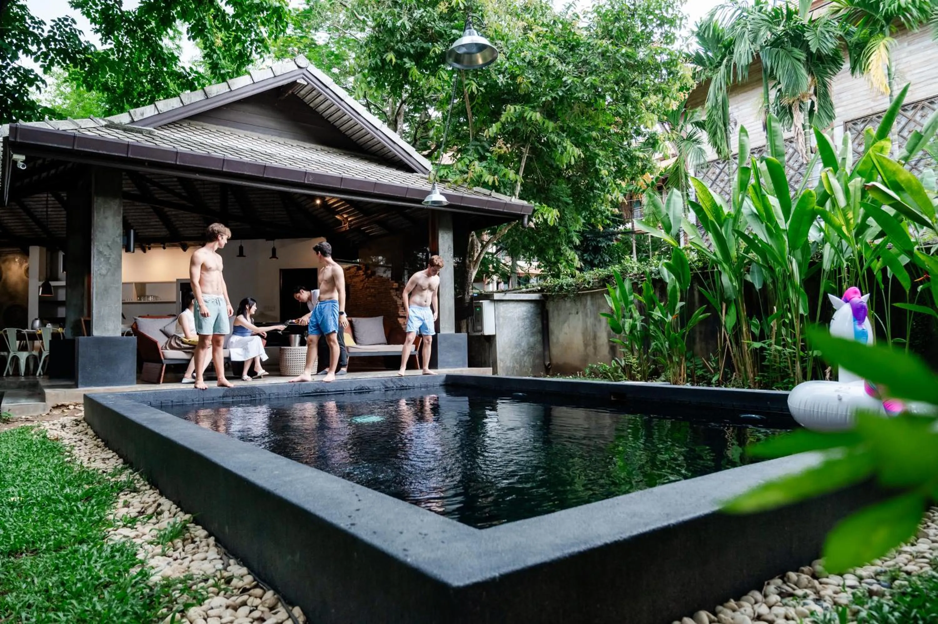 Swimming pool in Tolani Southgate Villa Chiang Mai