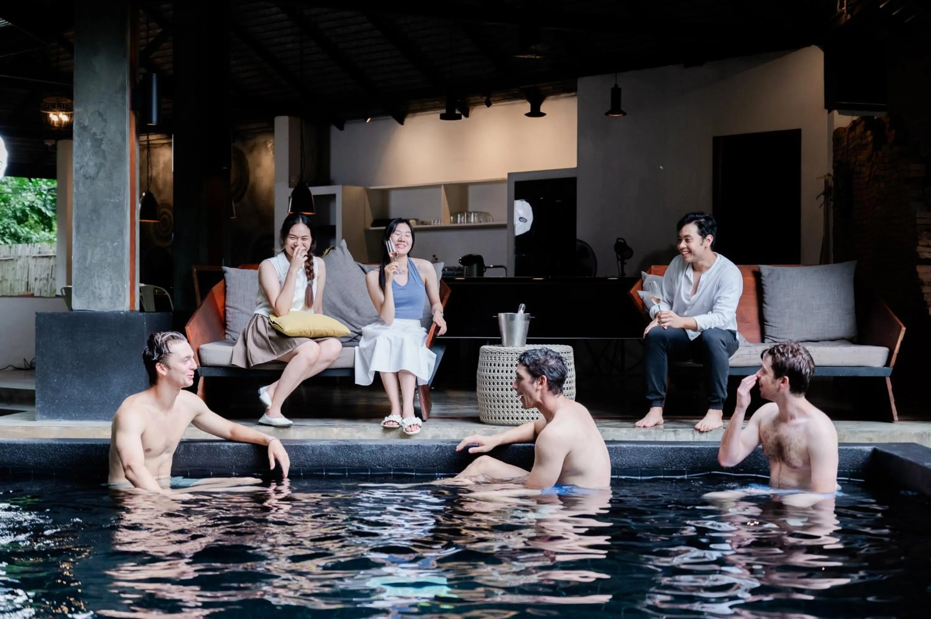 Pool view in Tolani Southgate Villa Chiang Mai