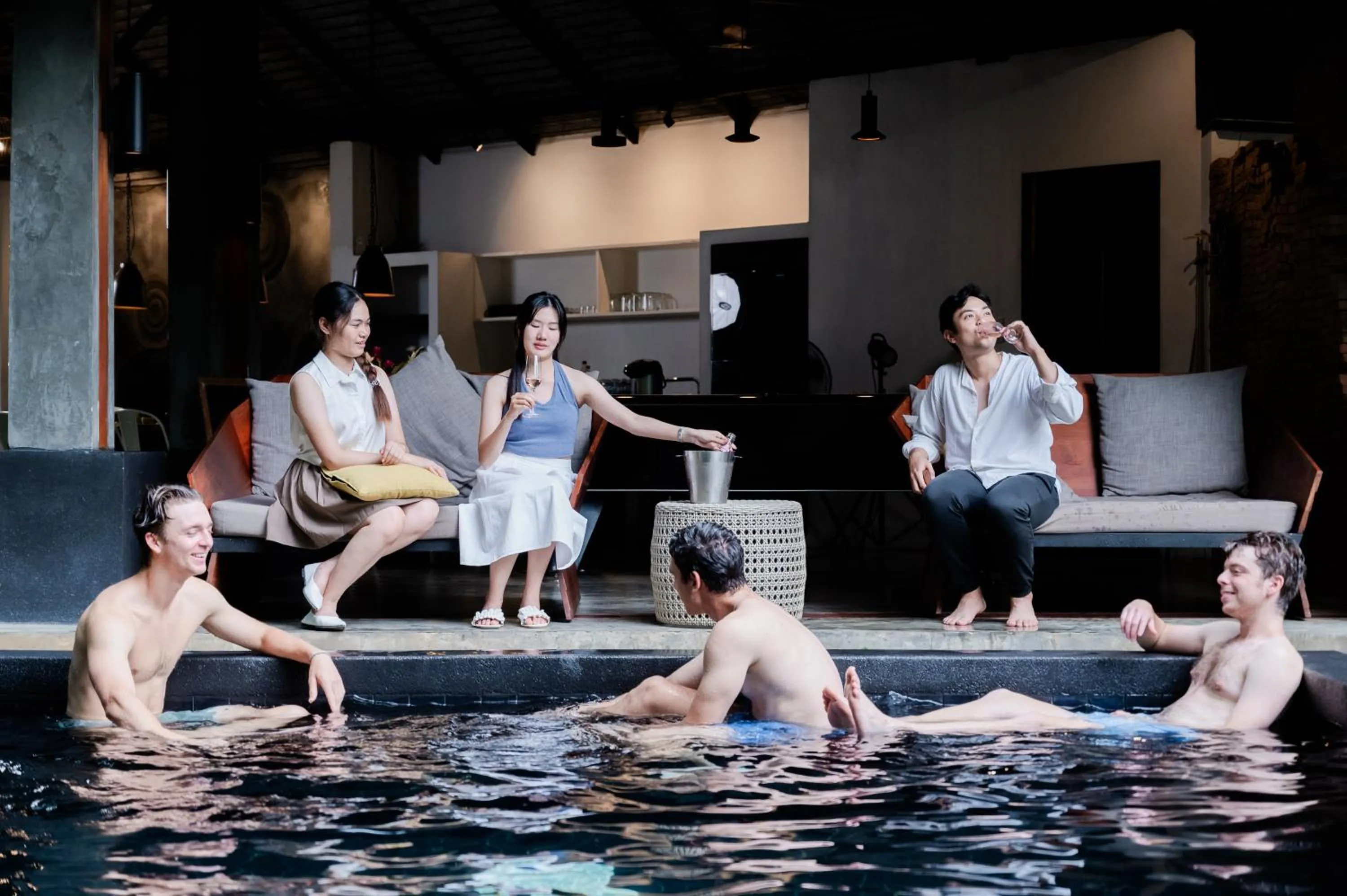 Pool view in Tolani Southgate Villa Chiang Mai