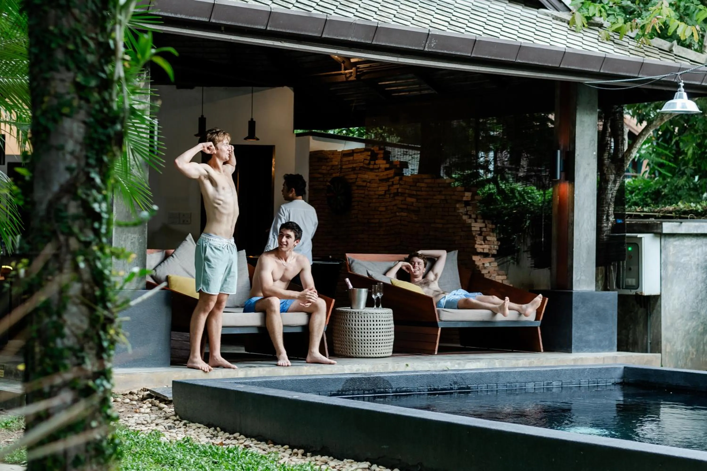 Pool view in Tolani Southgate Villa Chiang Mai