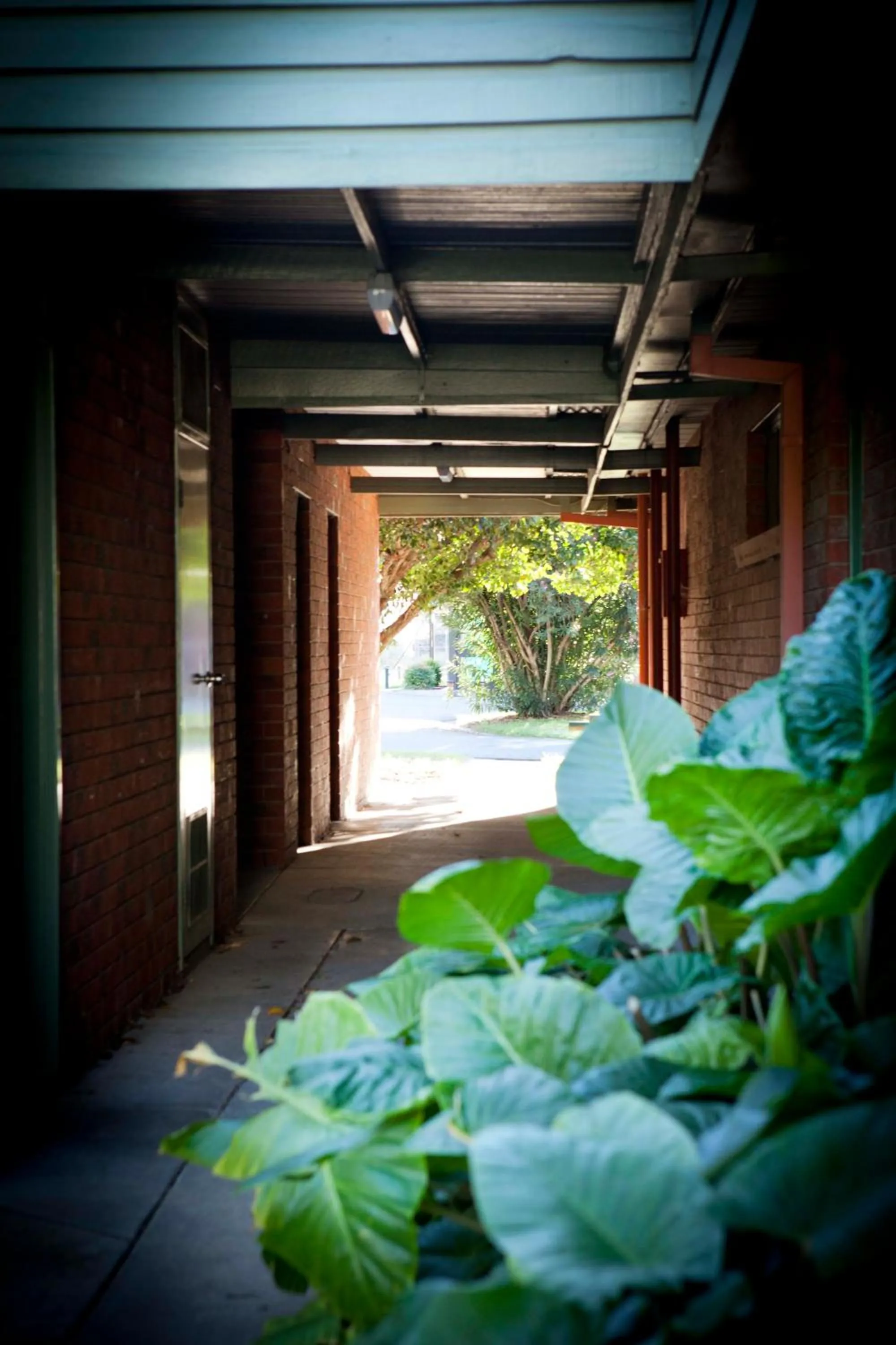 Facade/entrance in Strayleaves Caravan Park