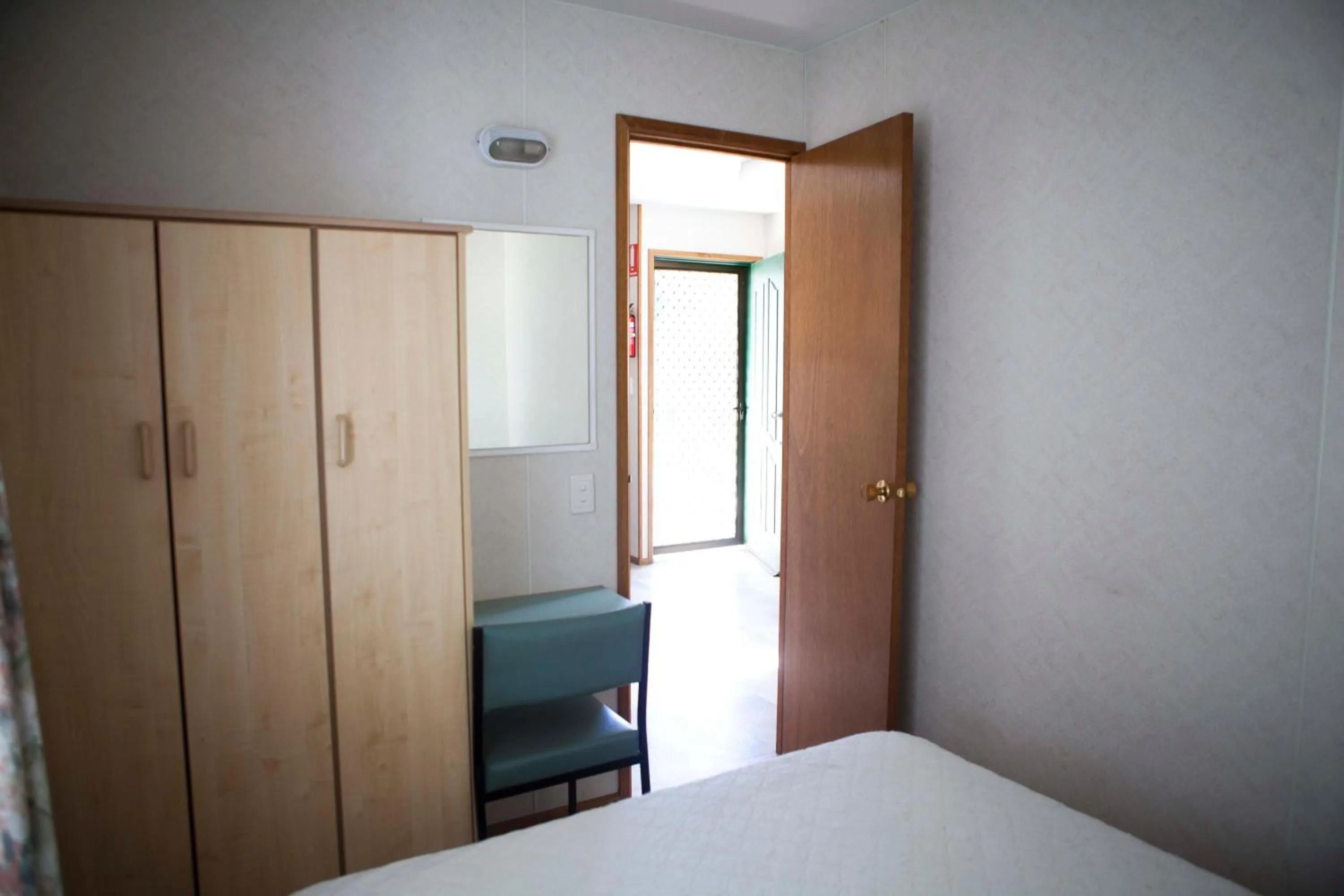 Bedroom in Strayleaves Caravan Park