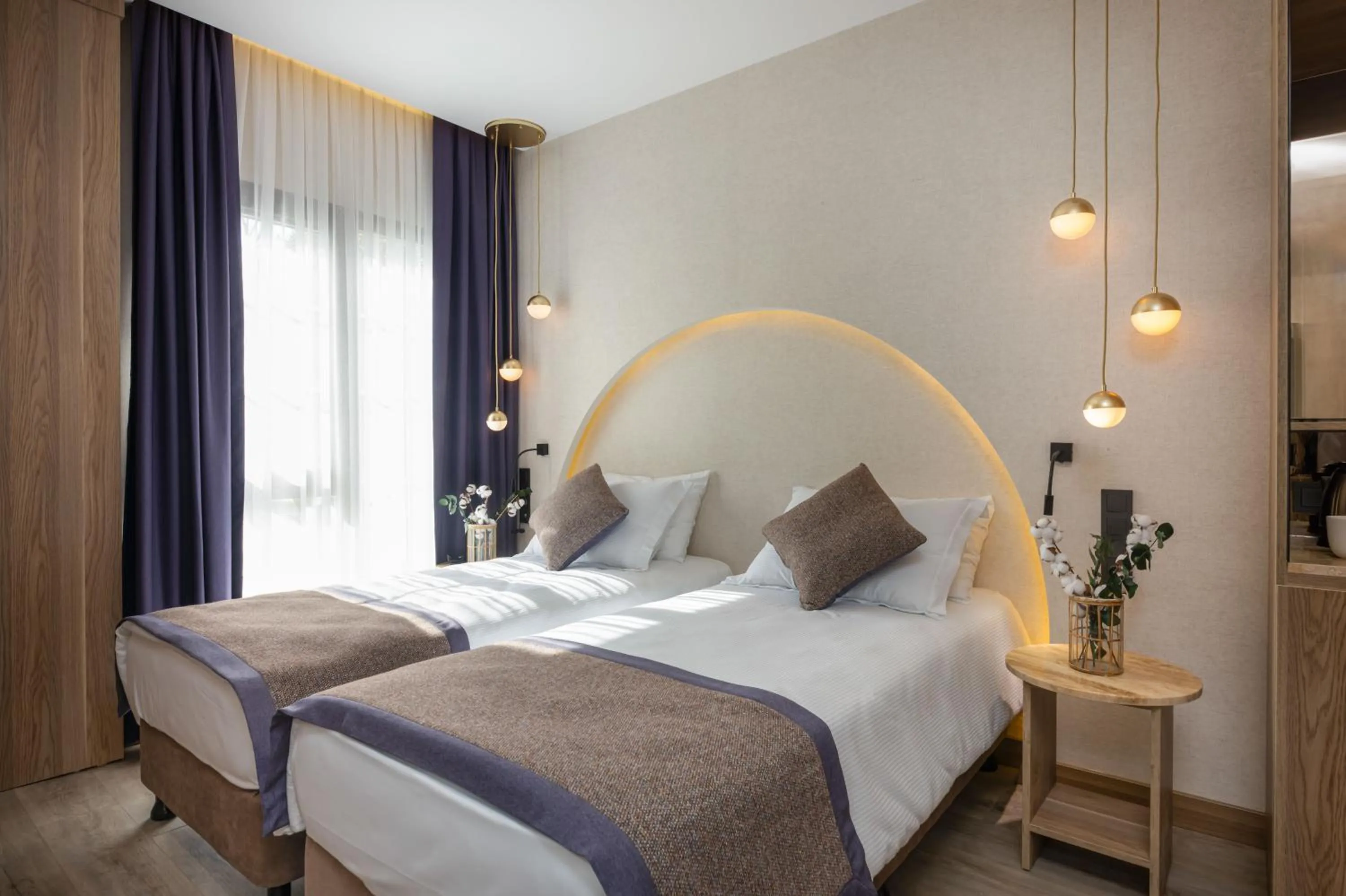 Patio, Bed in Ema Houses