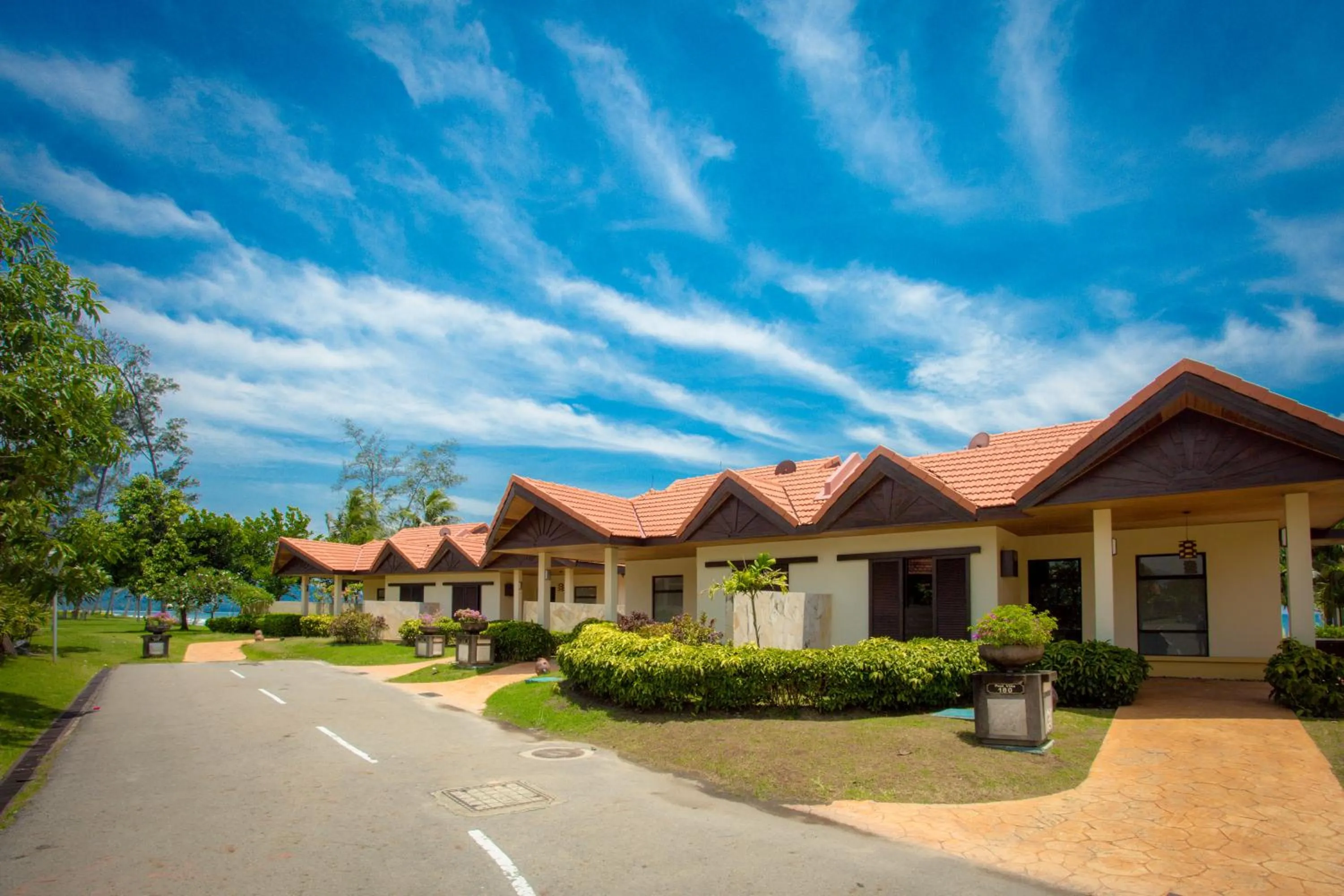Property building in Borneo Beach Villa & Suite