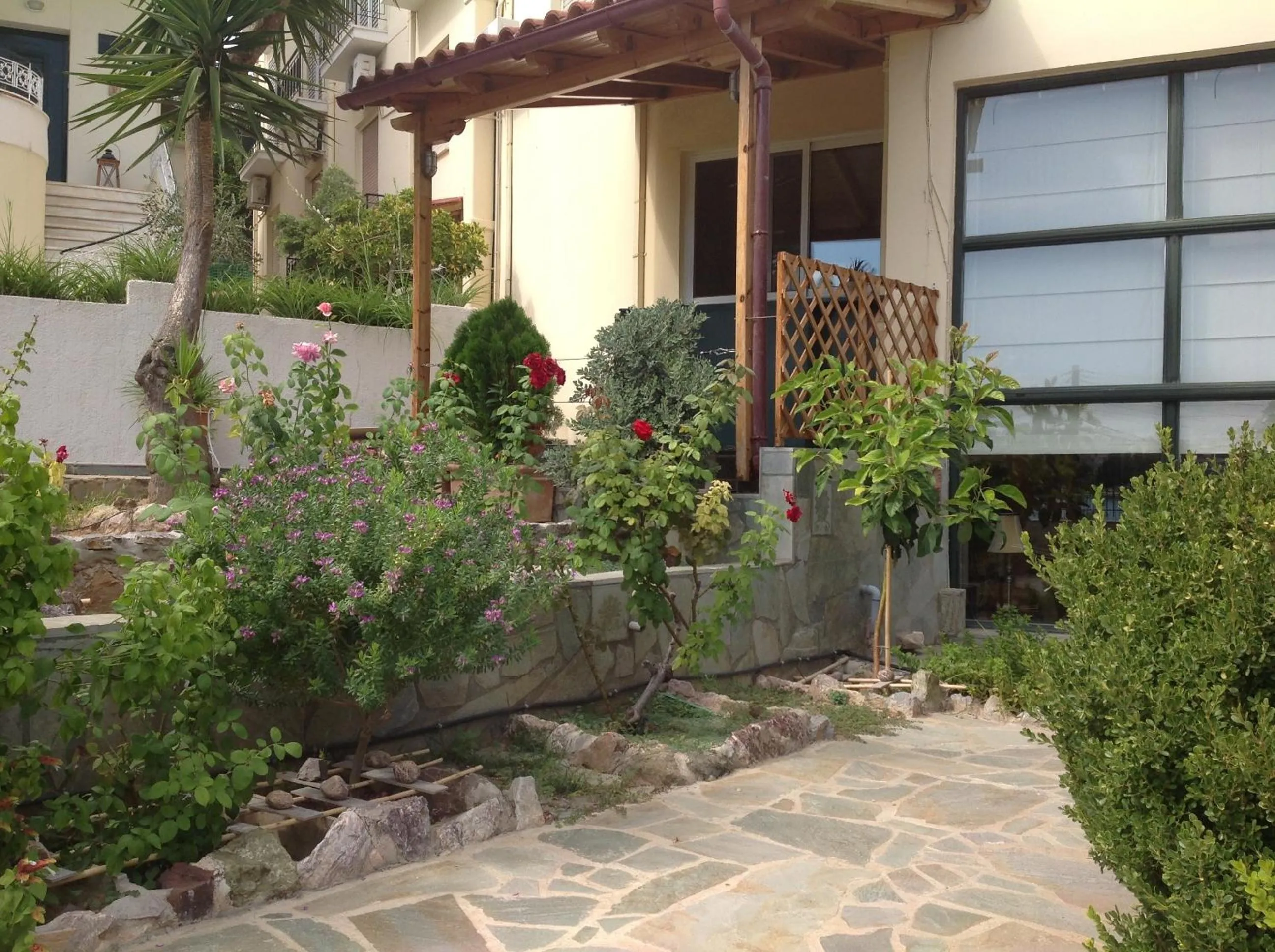 Garden in Morfeas Hotel