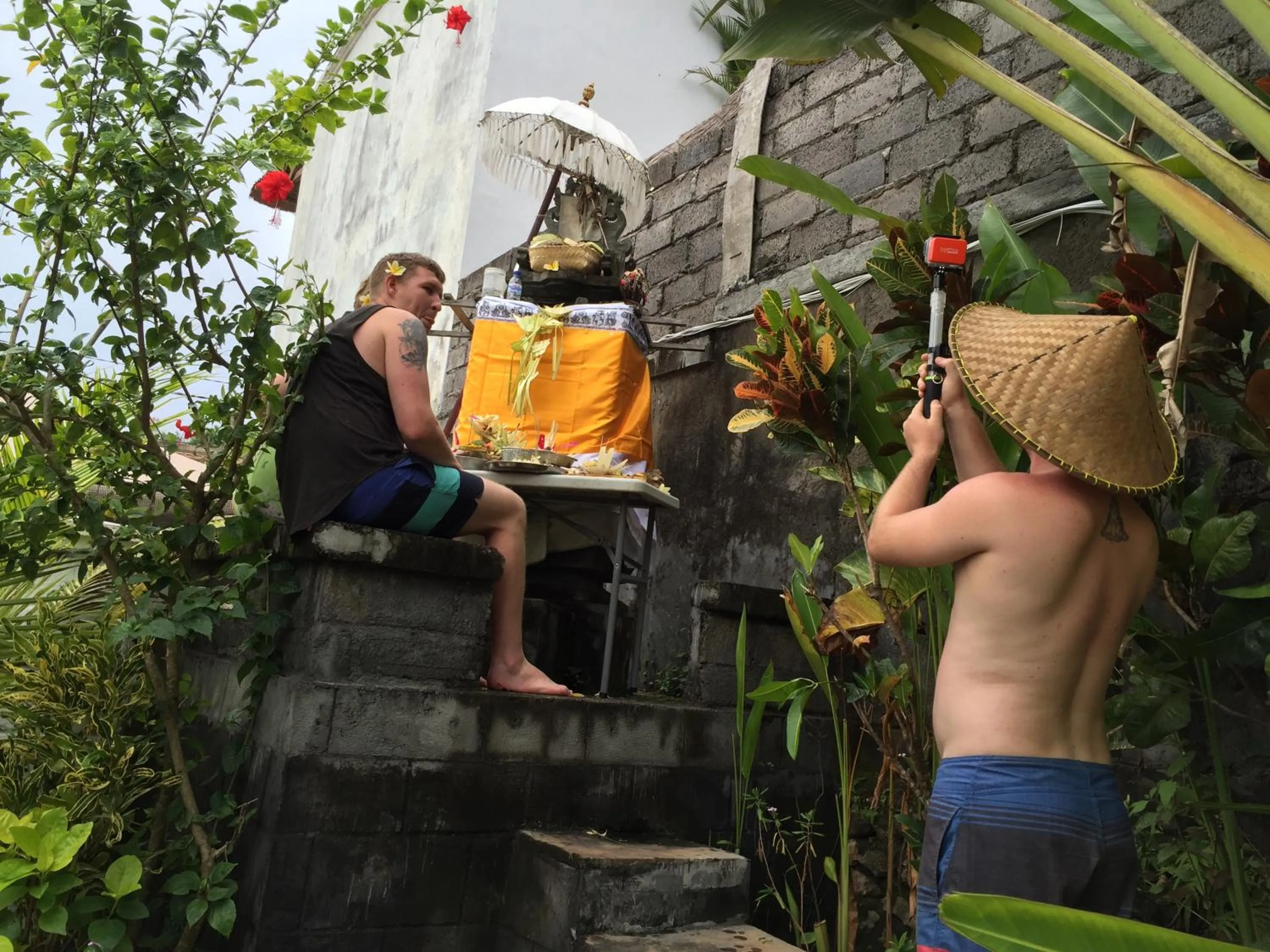 Shower in Hill Dance Bali American Hotel