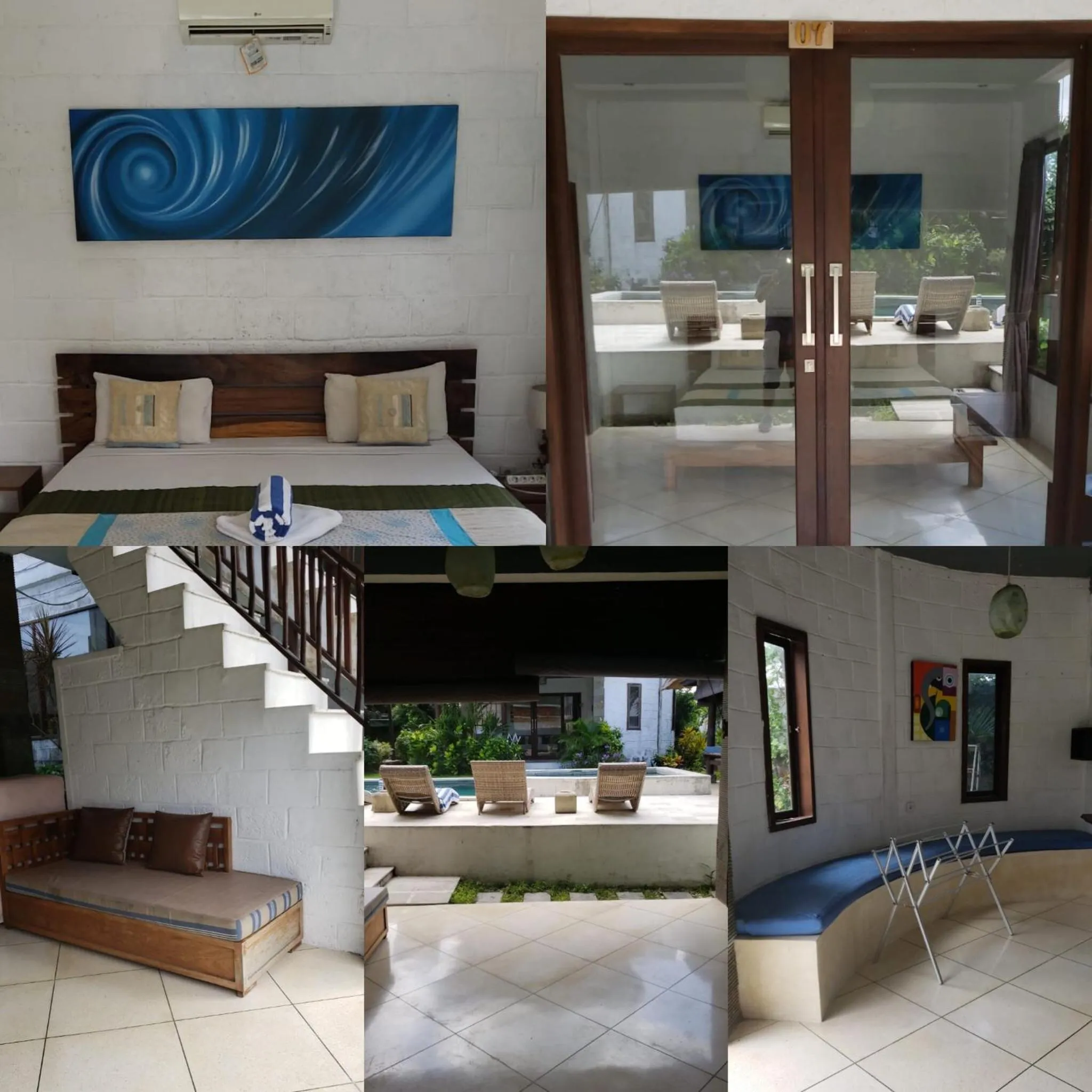 Bed in Hill Dance Bali American Hotel