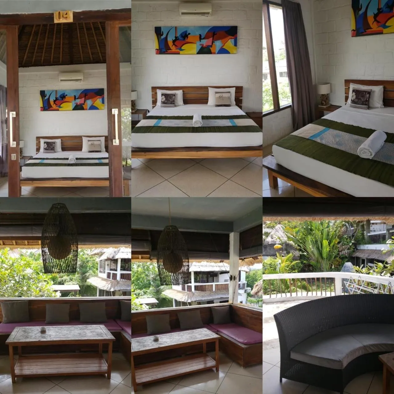 Bed in Hill Dance Bali American Hotel