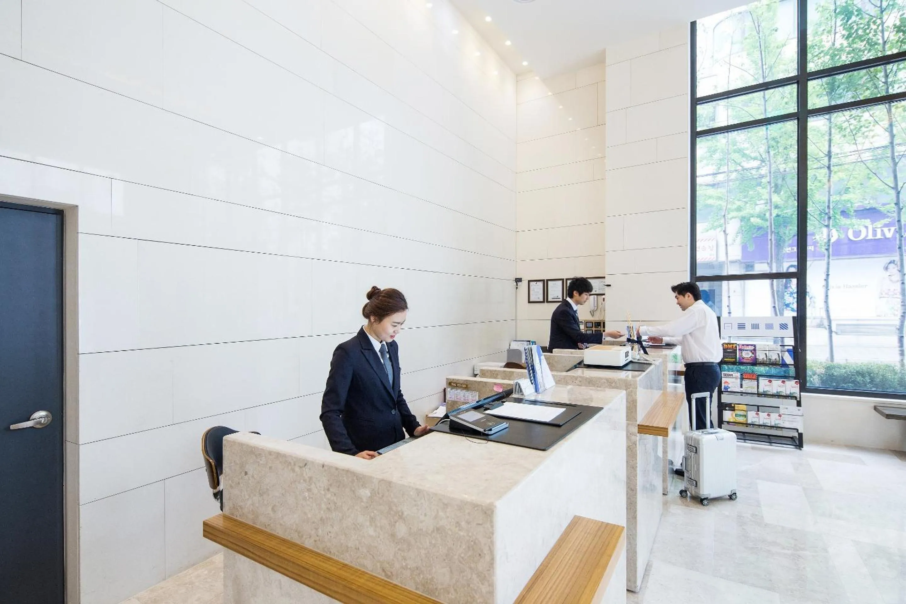 Lobby or reception in Hotel Denim Seoul
