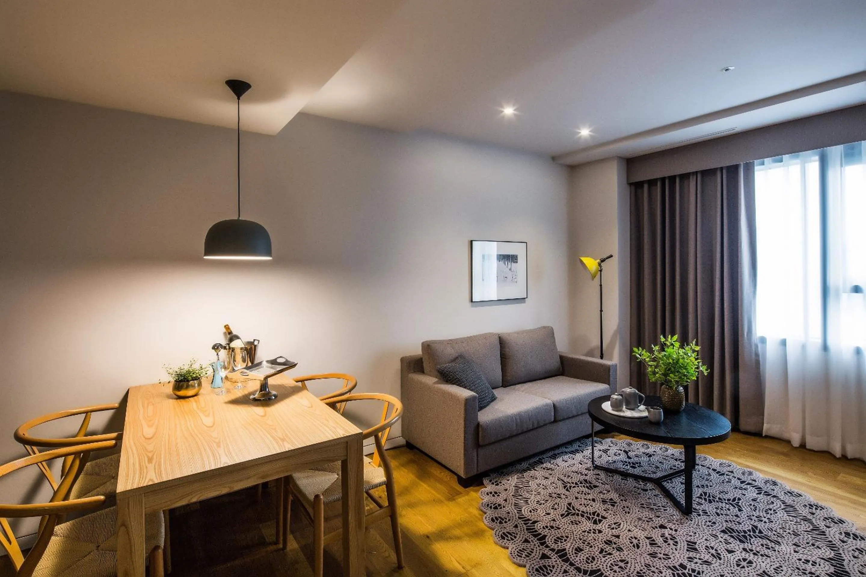 Living room in Hotel Denim Seoul