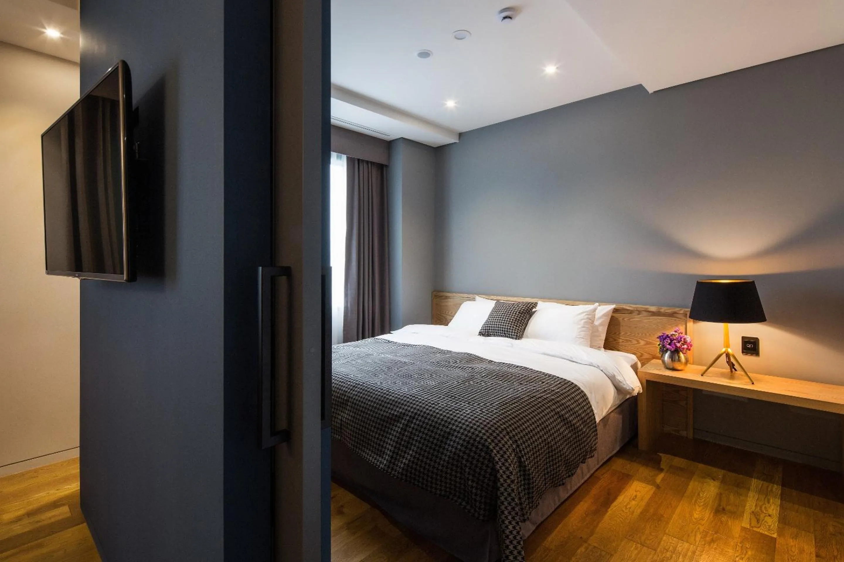 Bed in Hotel Denim Seoul