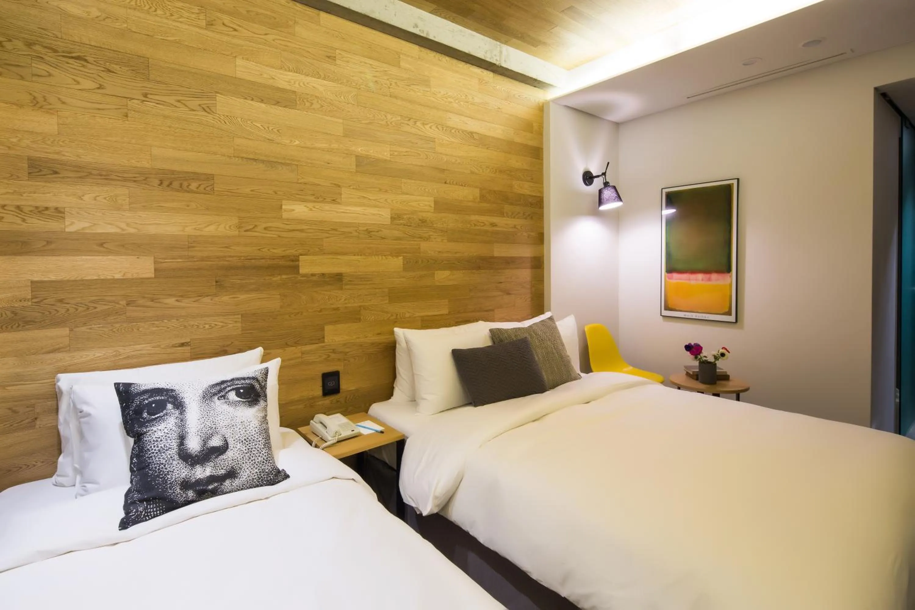 Bed in Hotel Denim Seoul