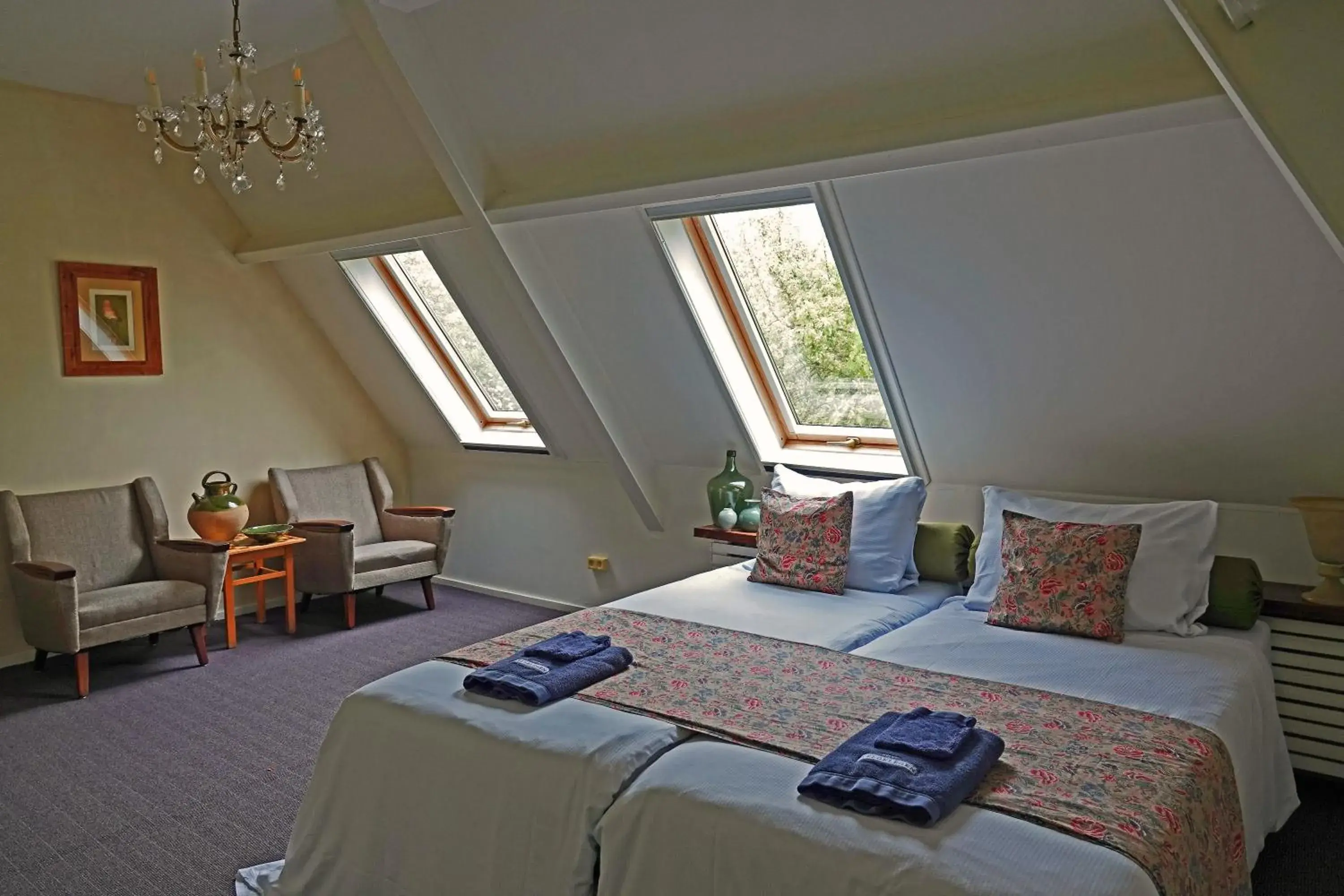 Standard Twin Room with Garden View in B&B Welgelegen Standard Twin Room with Garden View in B&B Welgelegen