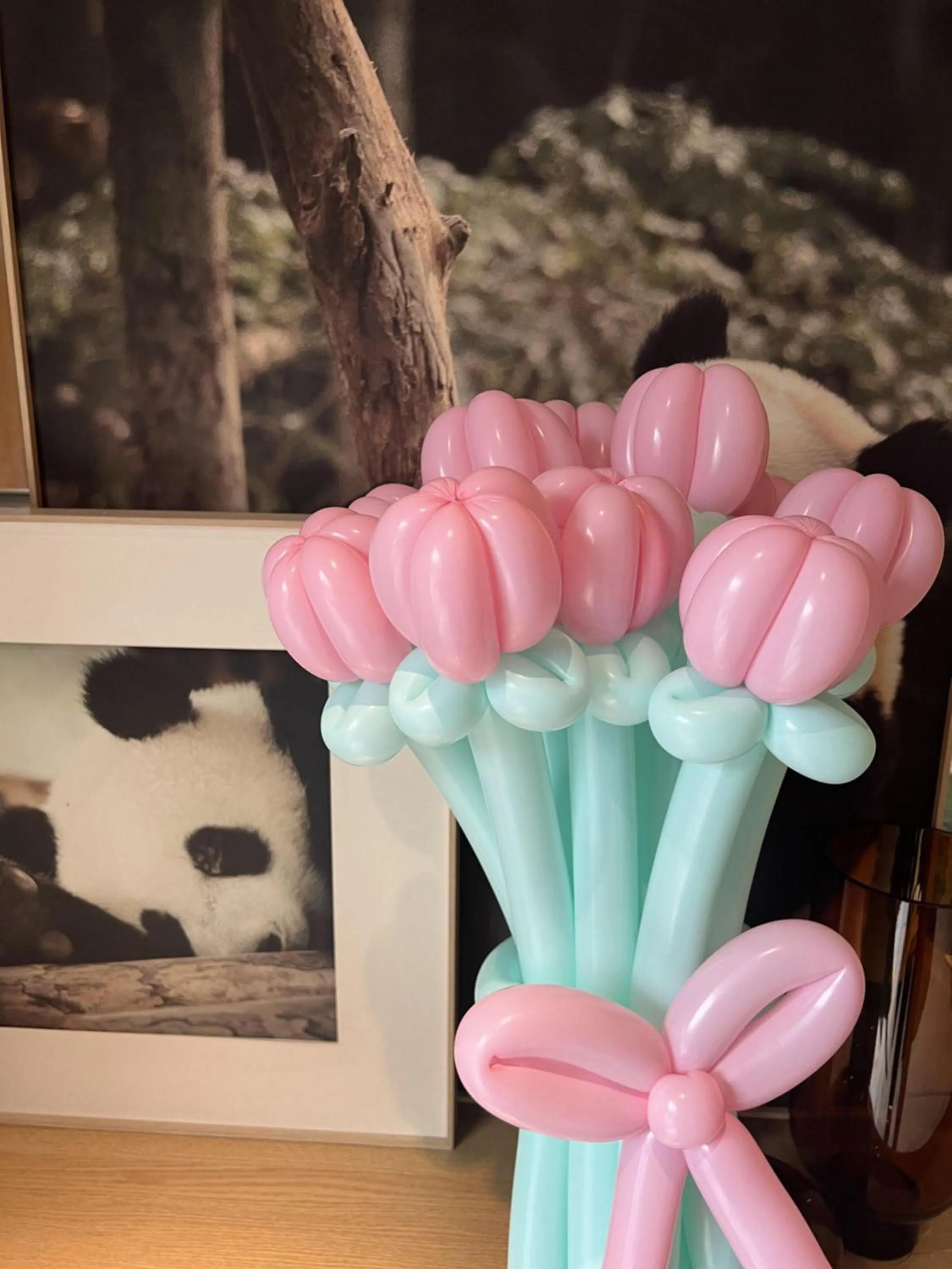 Decorative detail in Panda Hotel