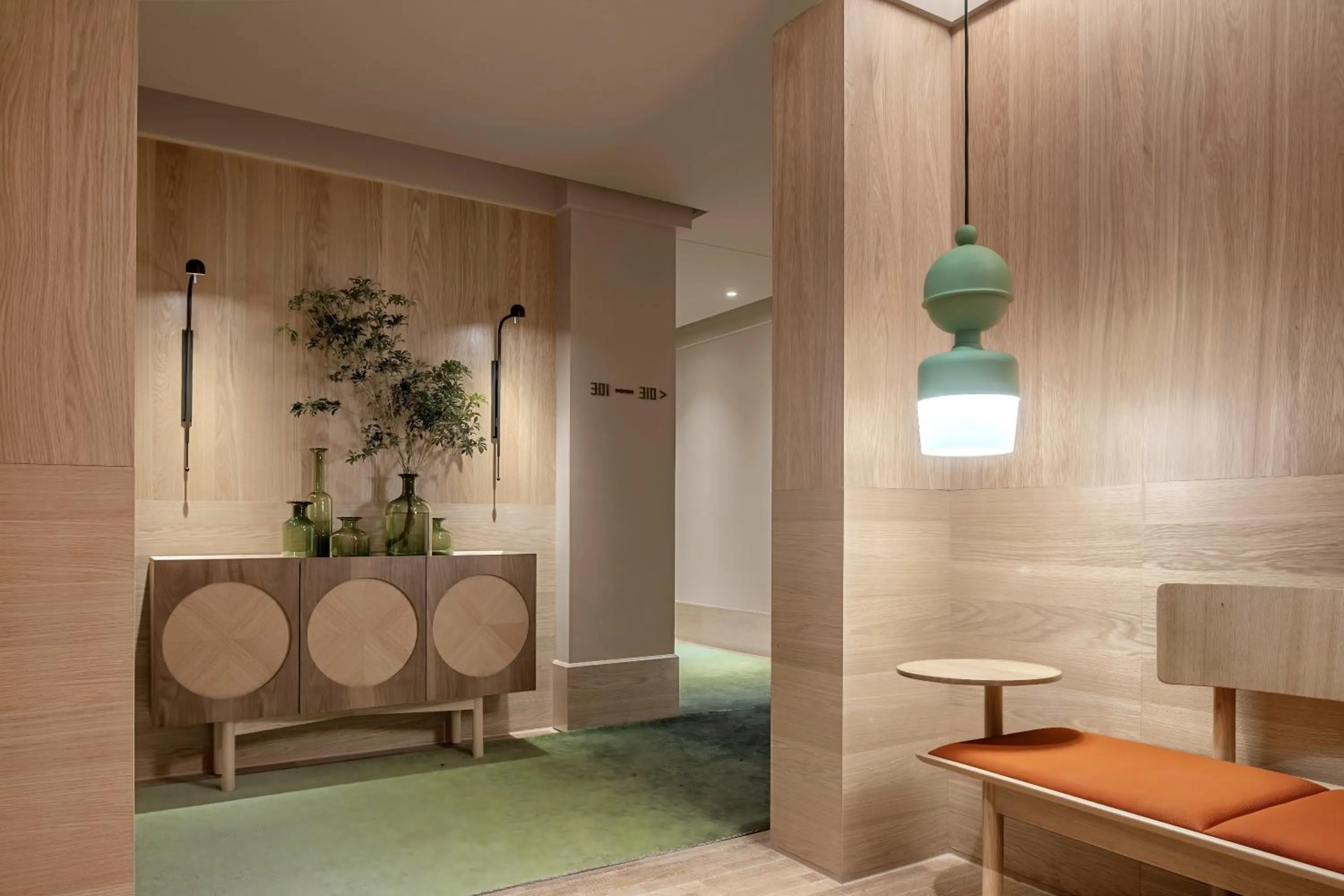 Seating area in Panda Hotel