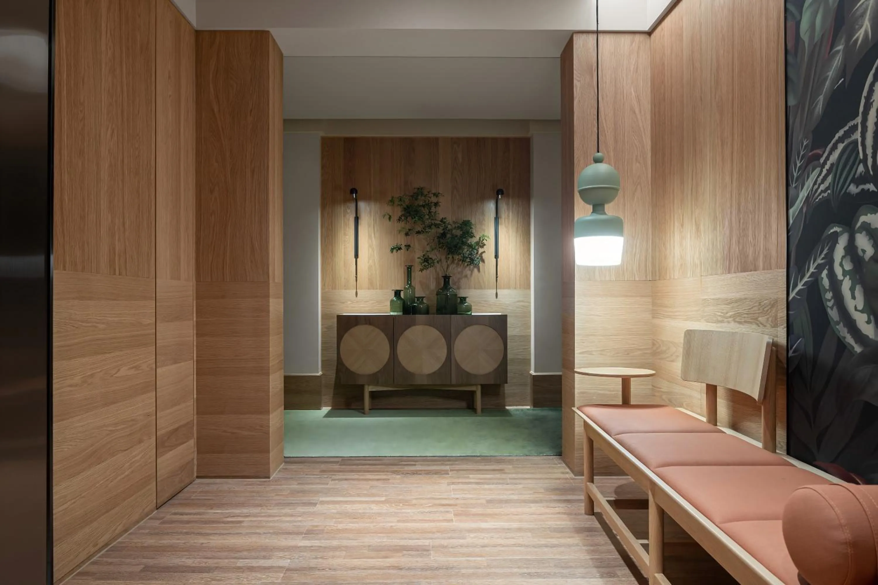 Decorative detail in Panda Hotel