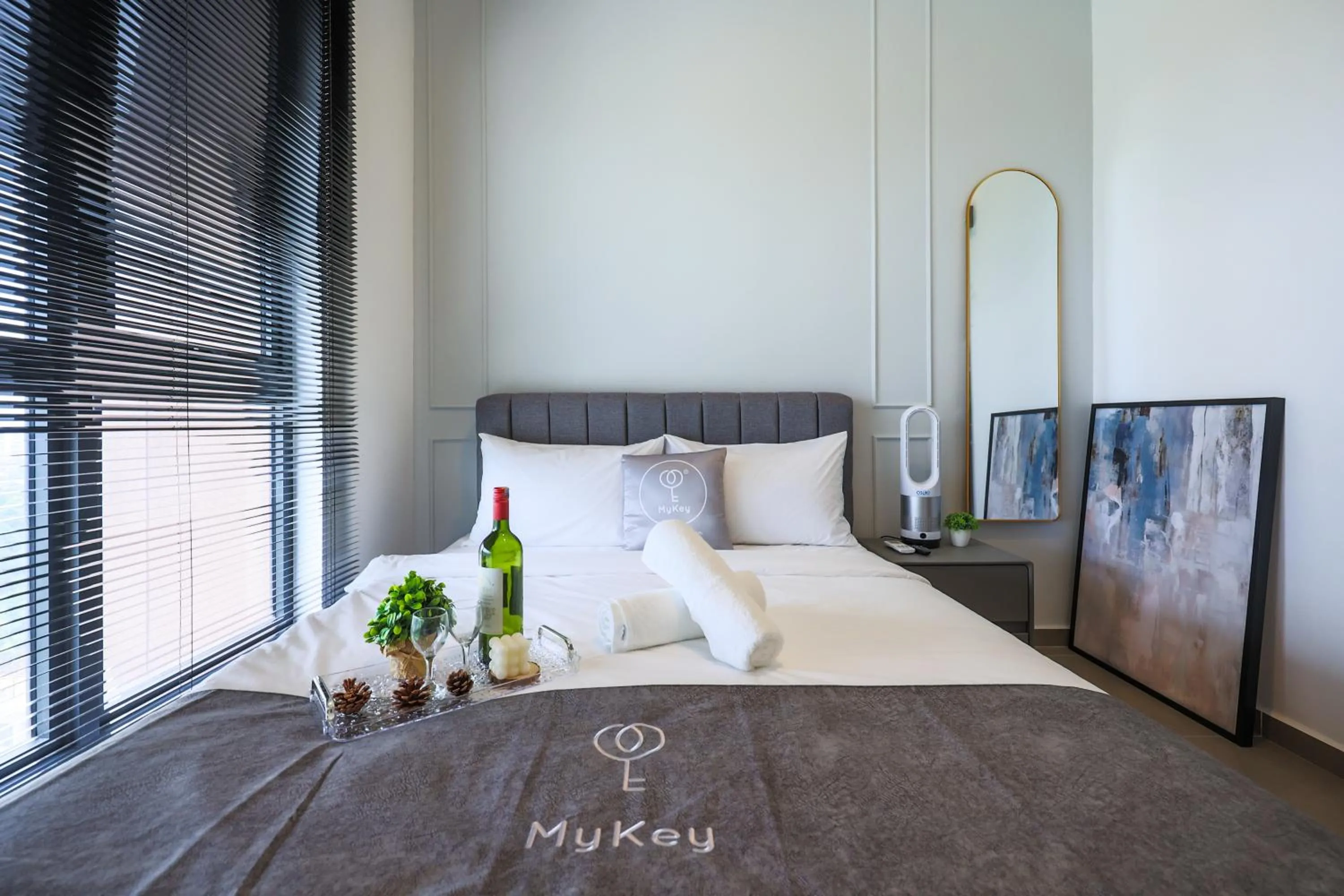 Bed in Mossaz Suites by MyKey