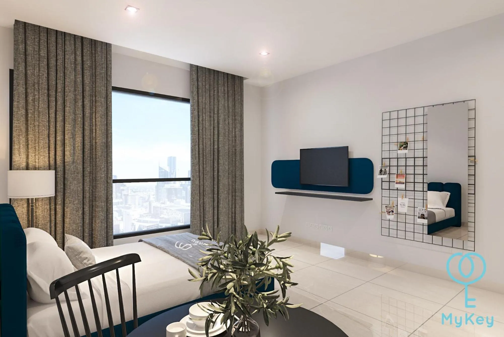 Bed in Mossaz Suites by MyKey