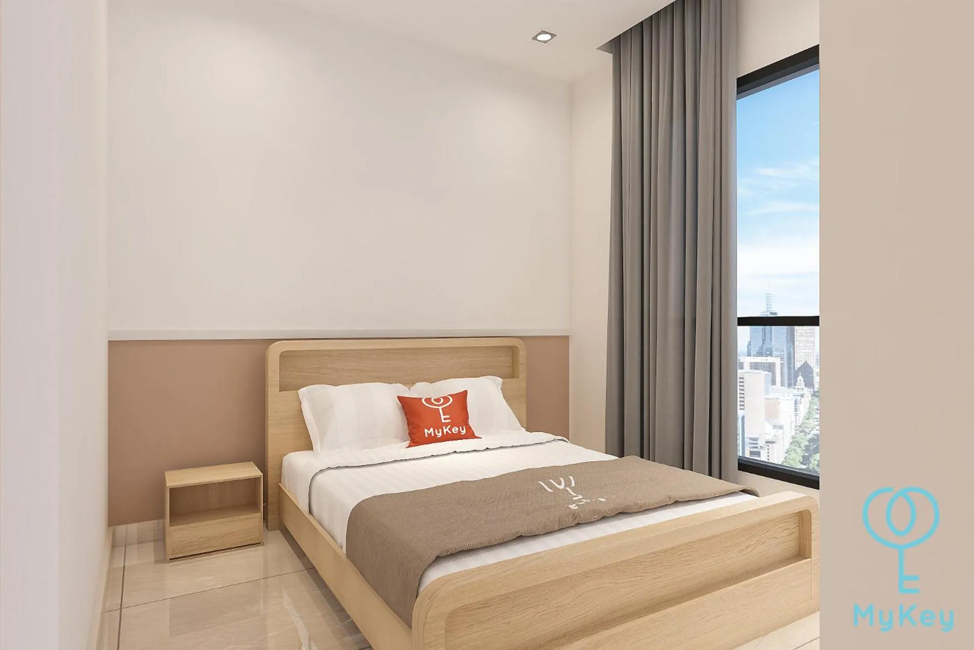 Bed in Mossaz Suites by MyKey