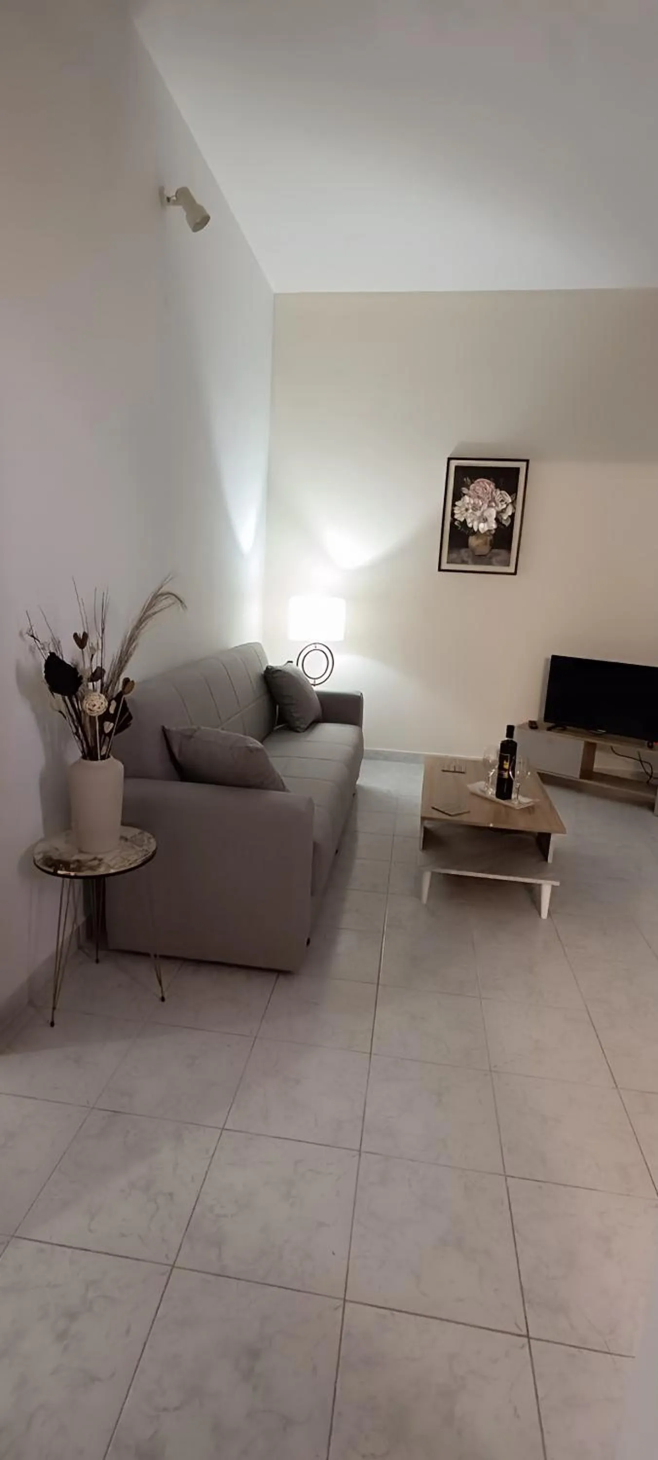 Living room in Pyrgos Hotel Apartments