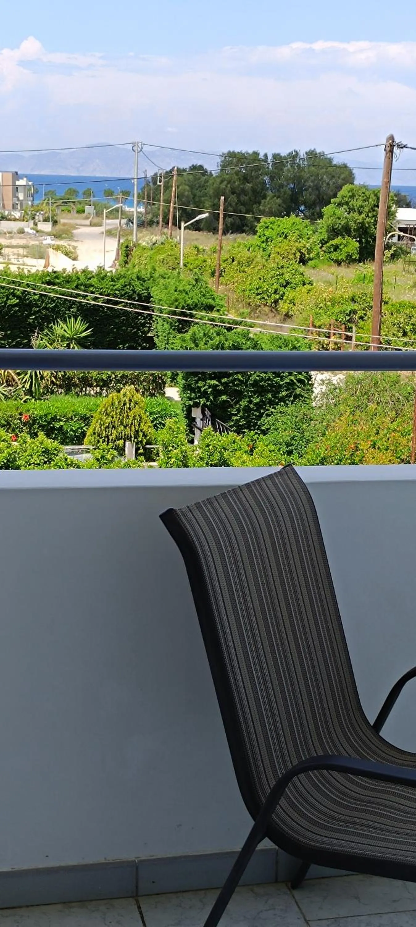 Sea view in Pyrgos Hotel Apartments