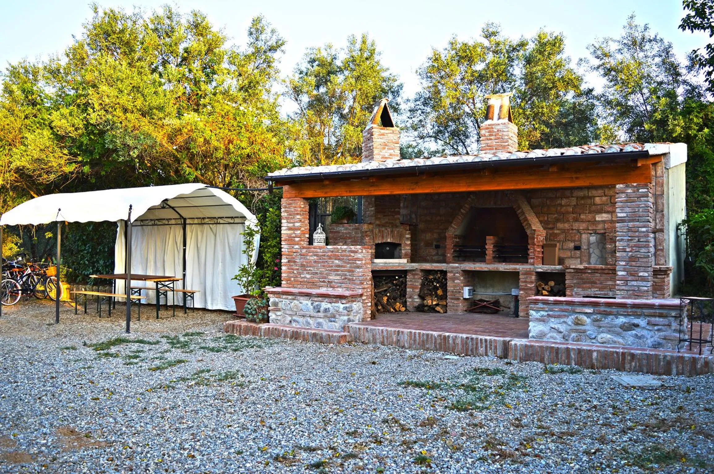 BBQ facilities in Agriturismo Frangivento