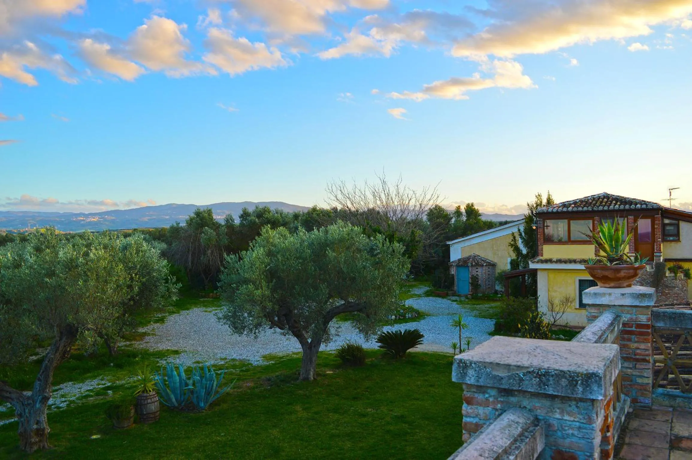 Sunset in Agriturismo Frangivento