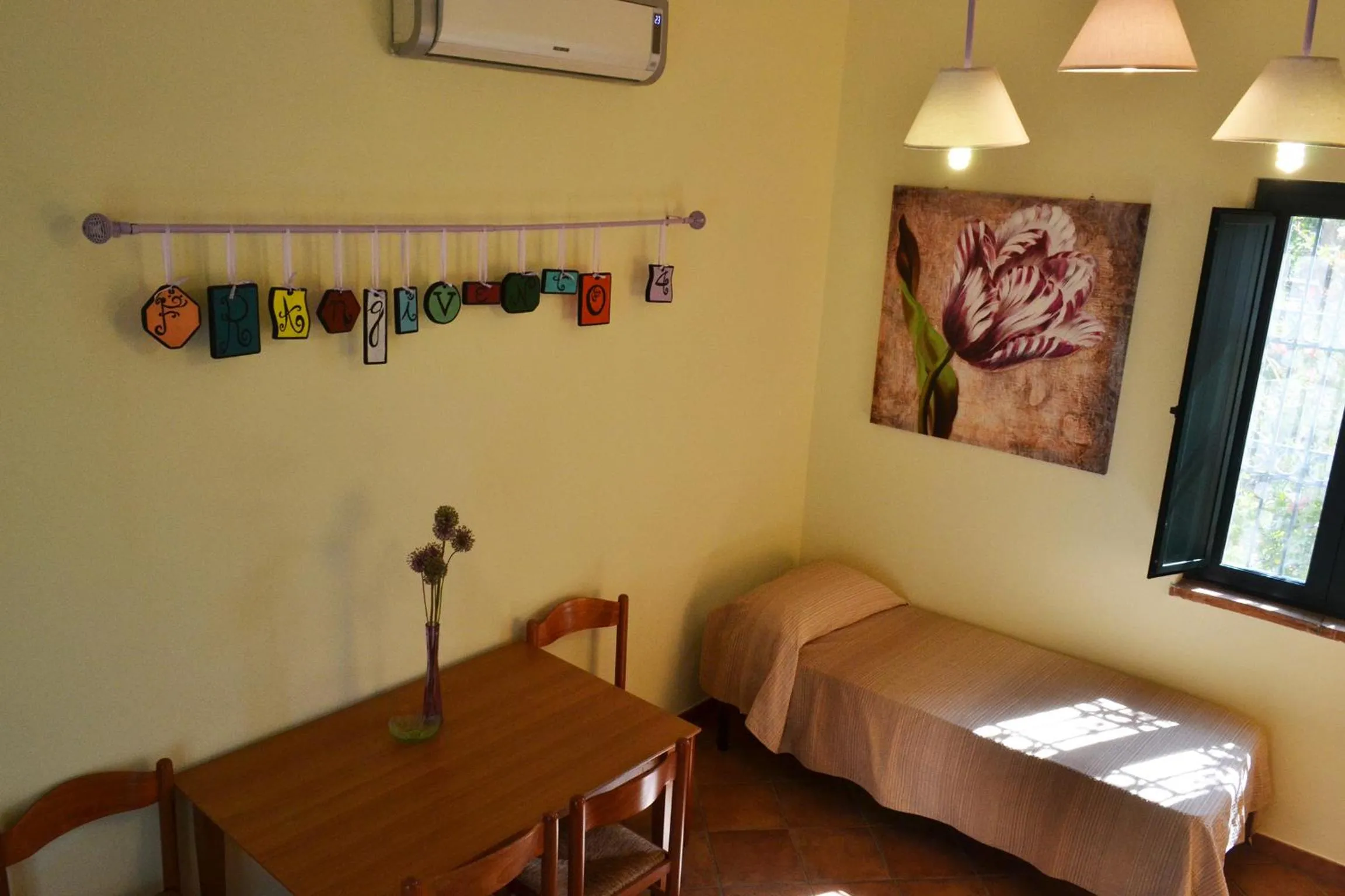 Kitchen or kitchenette, Bed in Agriturismo Frangivento