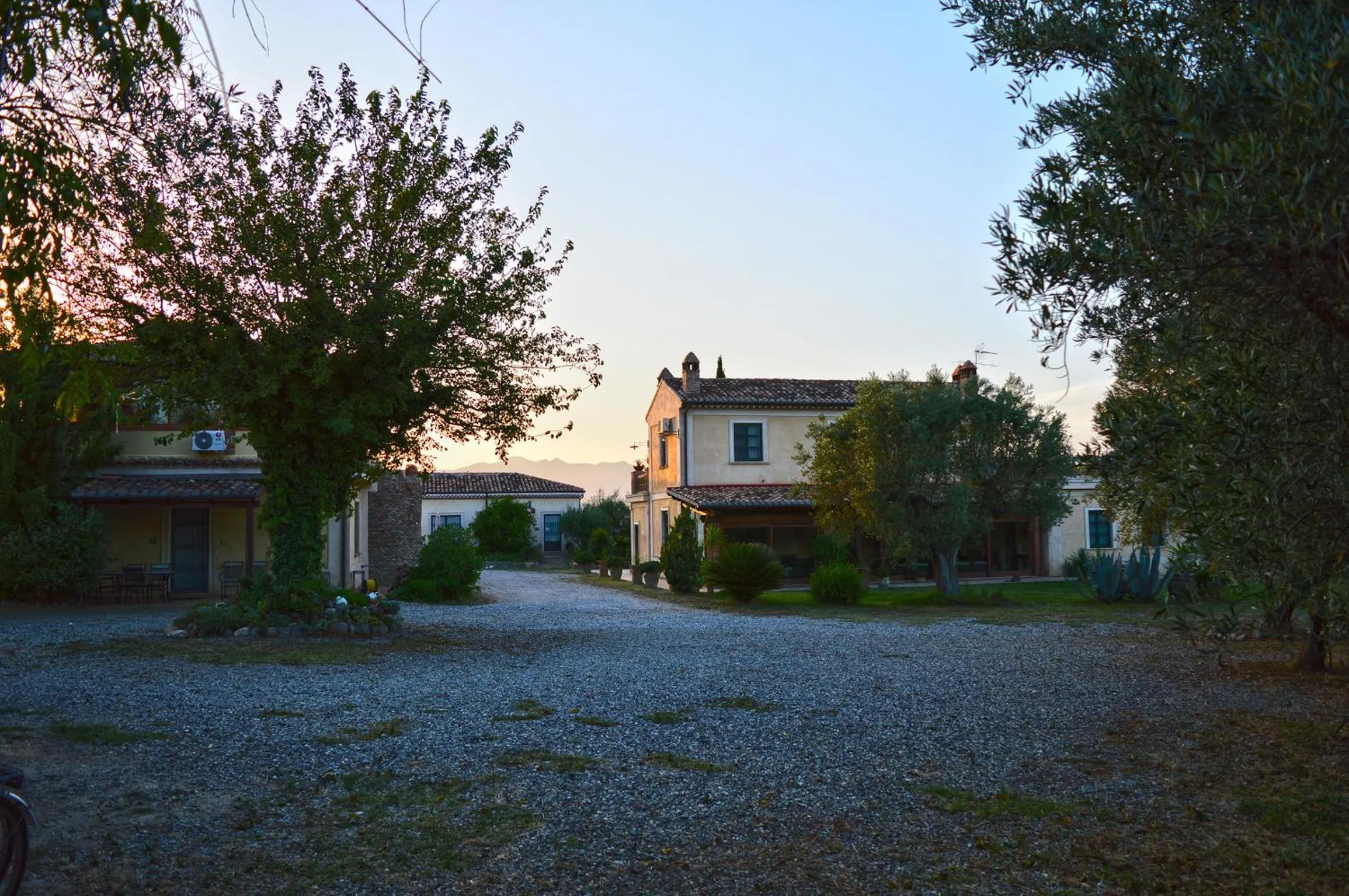Sunset in Agriturismo Frangivento