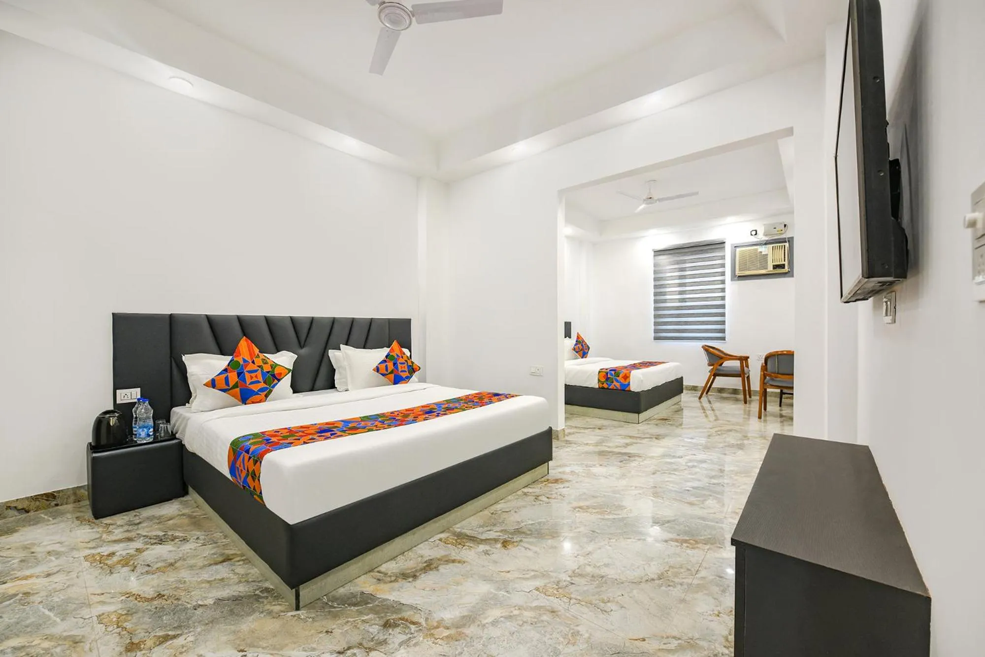 Bed in FabHotel The Premium Villa