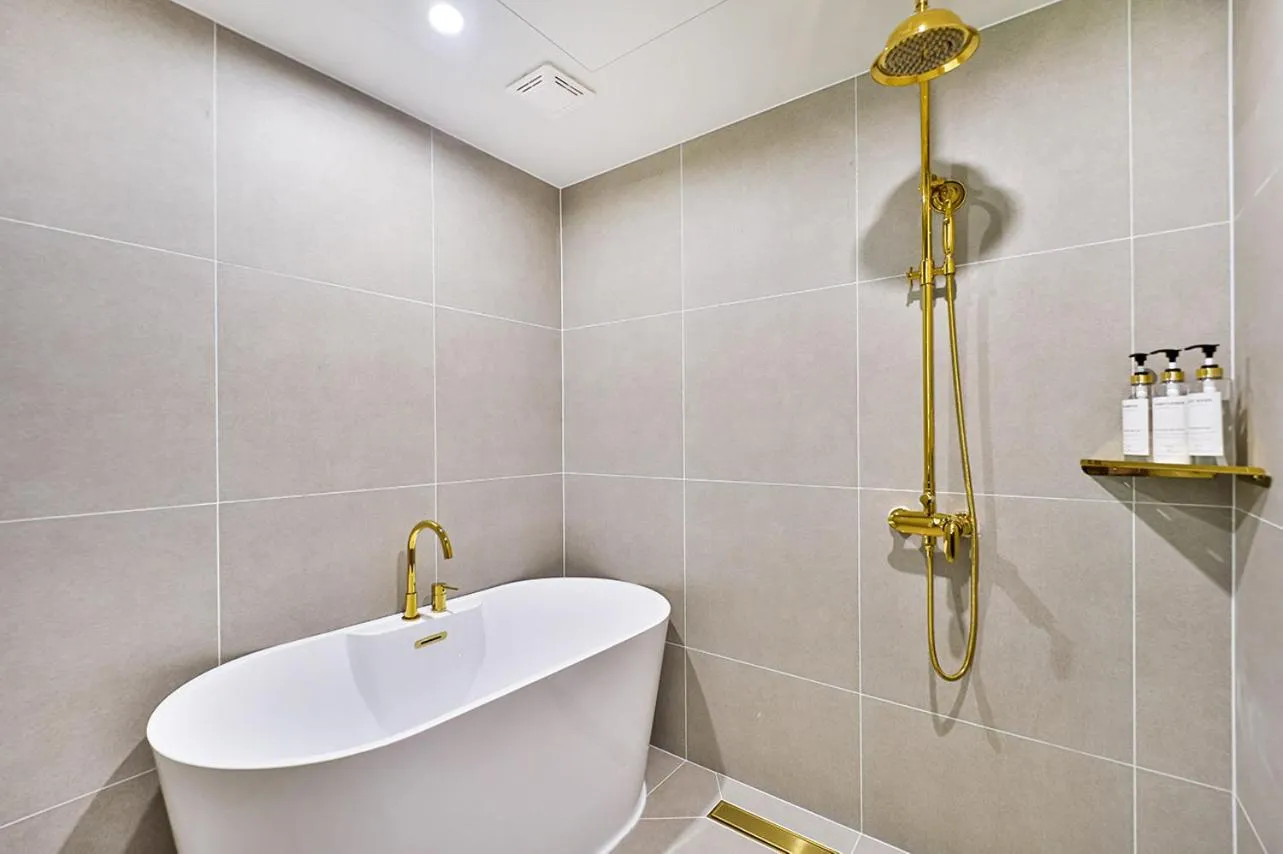 Bathroom in Denbasta Hotel Daeyeon