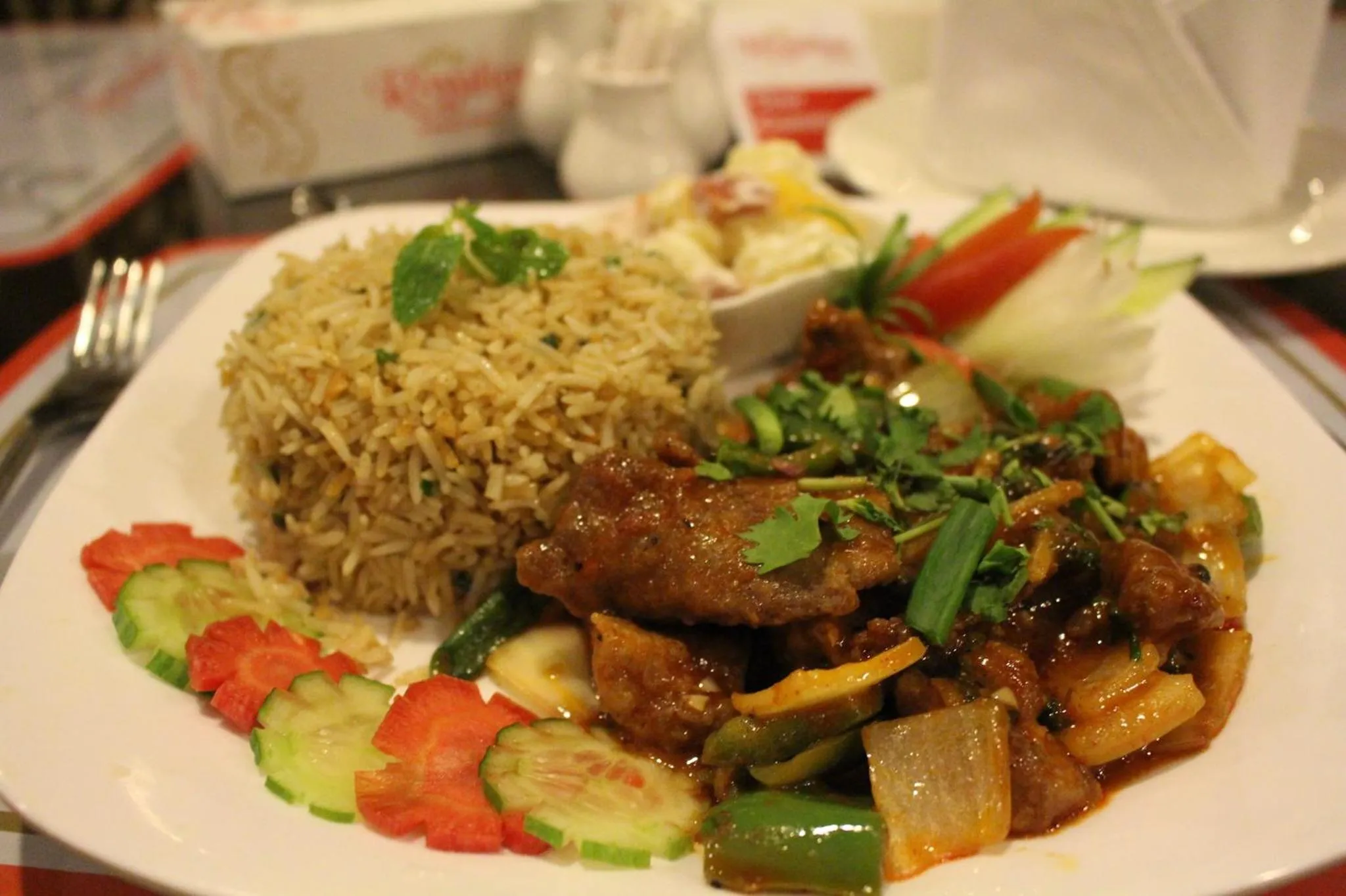 Food close-up in Royalton Hotel Rawalpindi