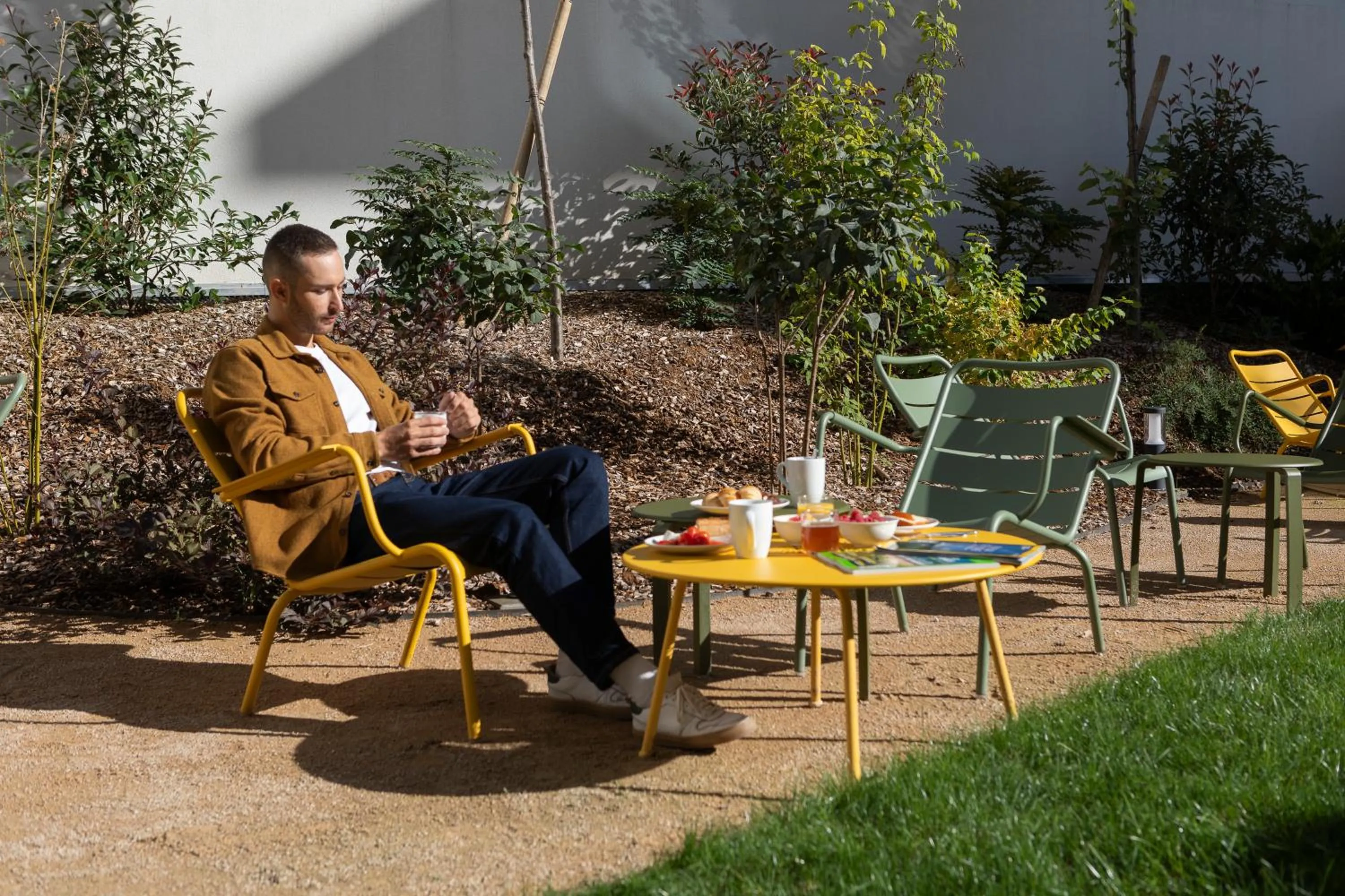 Garden in Nomad Hotel Dijon
