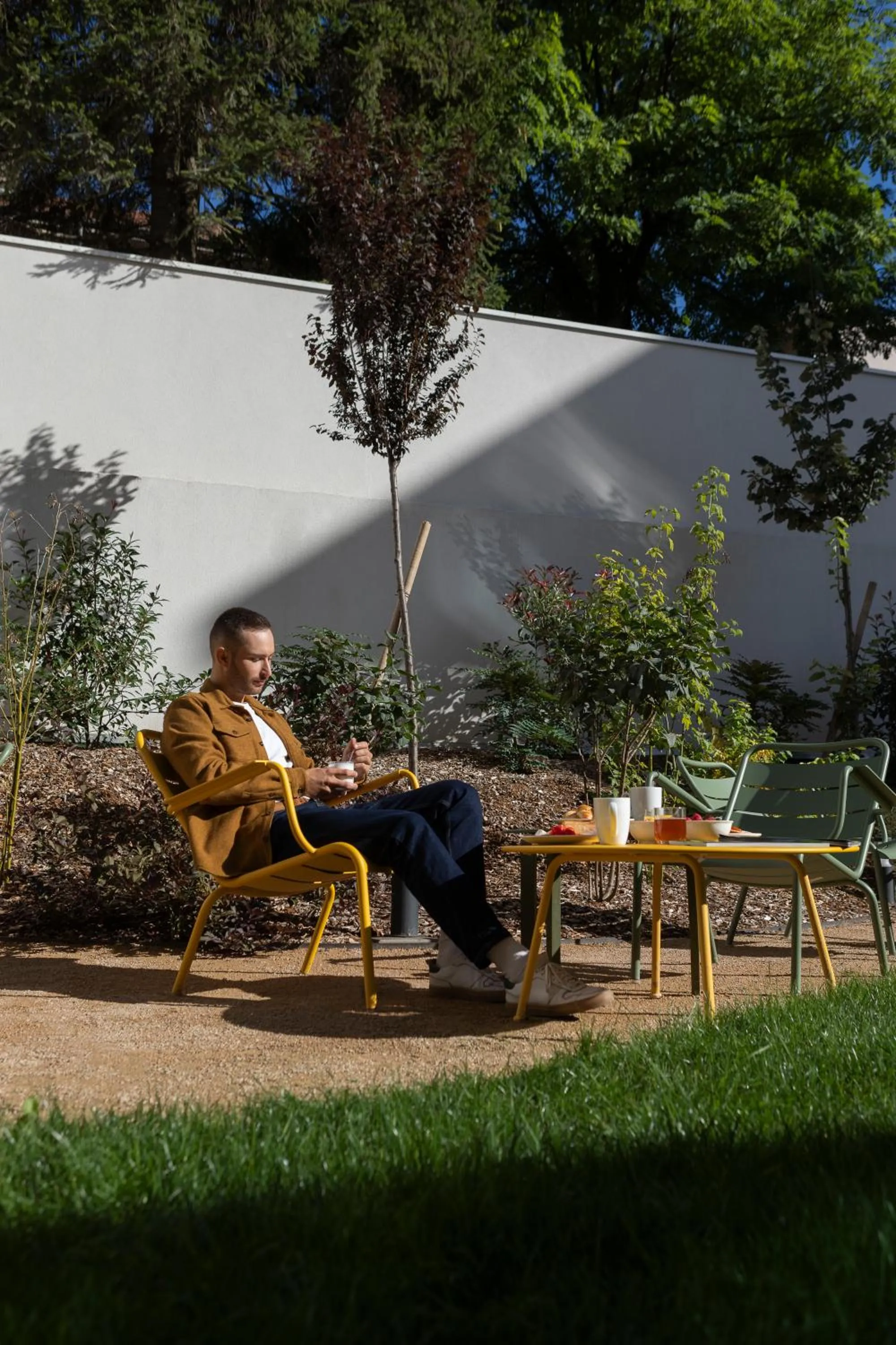 Garden in Nomad Hotel Dijon