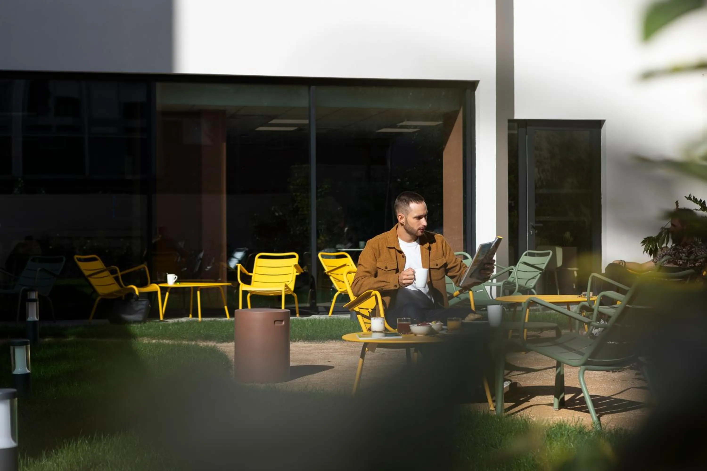 Garden in Nomad Hotel Dijon