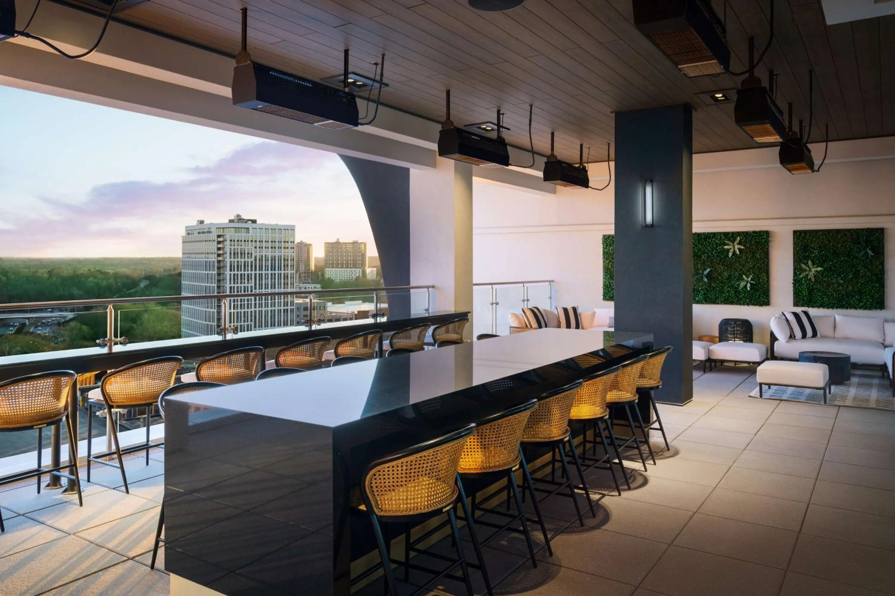 Lounge or bar in Homewood Suites By Hilton Raleigh Downtown