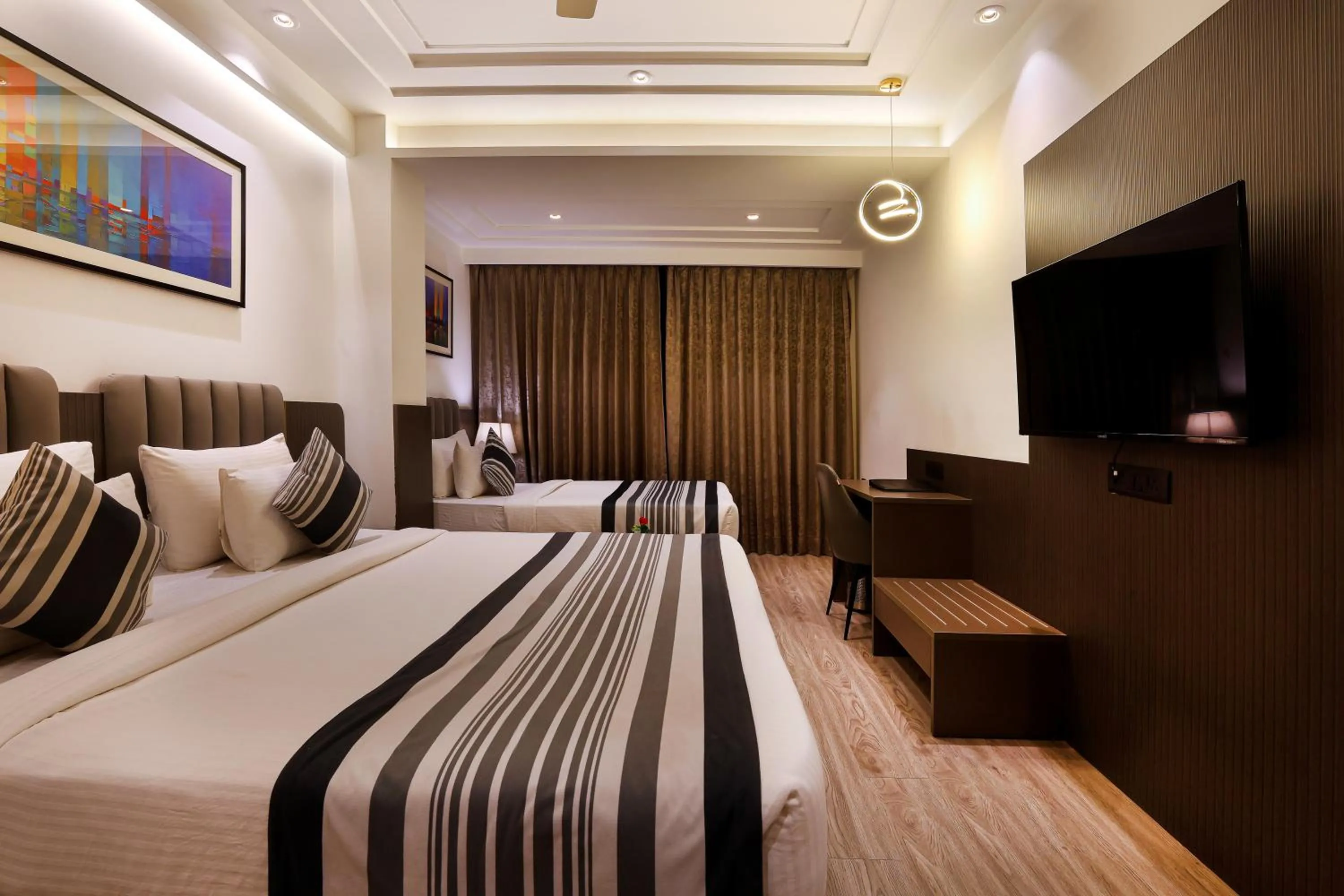 Photo of the whole room, Bed in OPO Iffco Chowk, Gurgaon