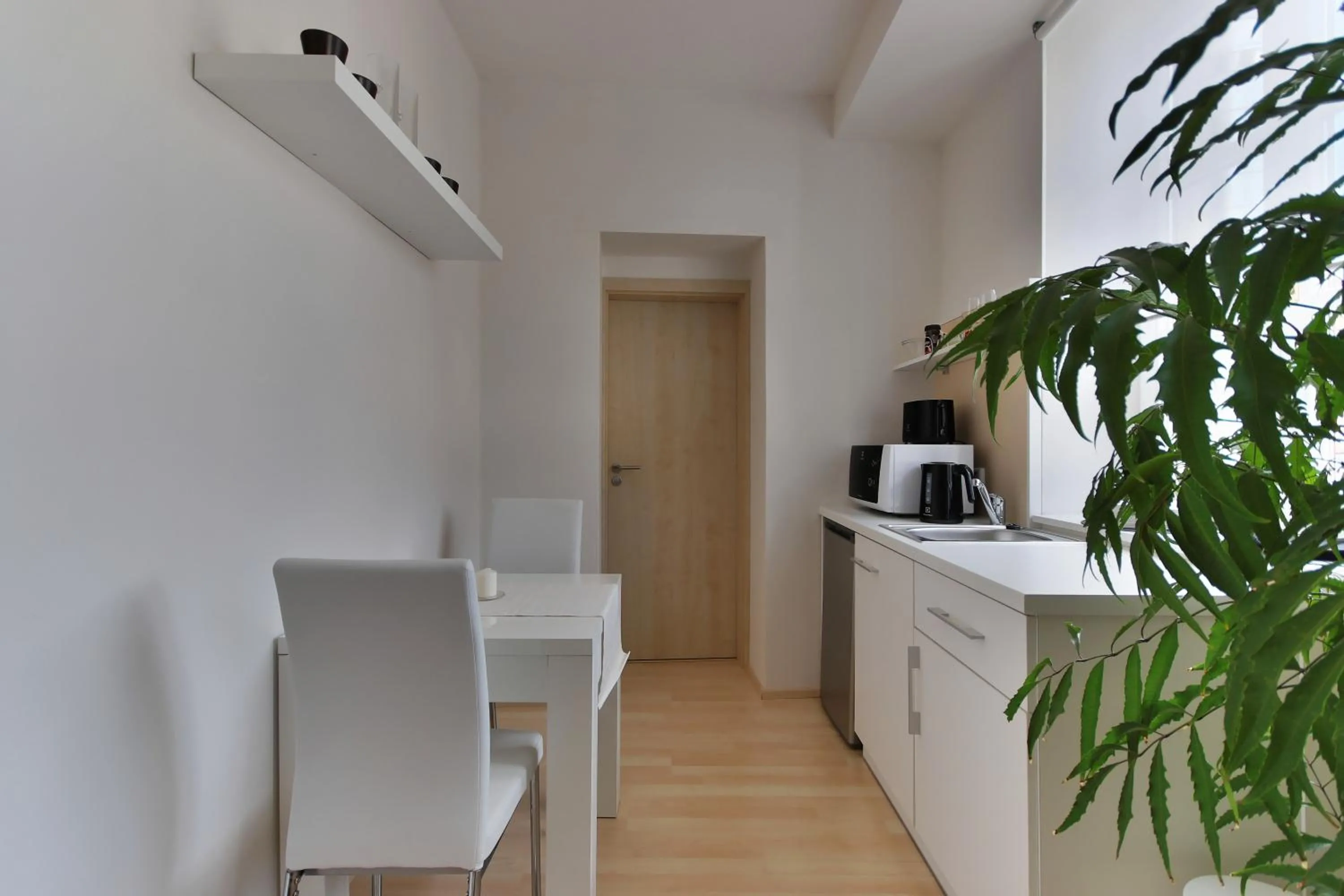 Dining area in Atrium Apartments