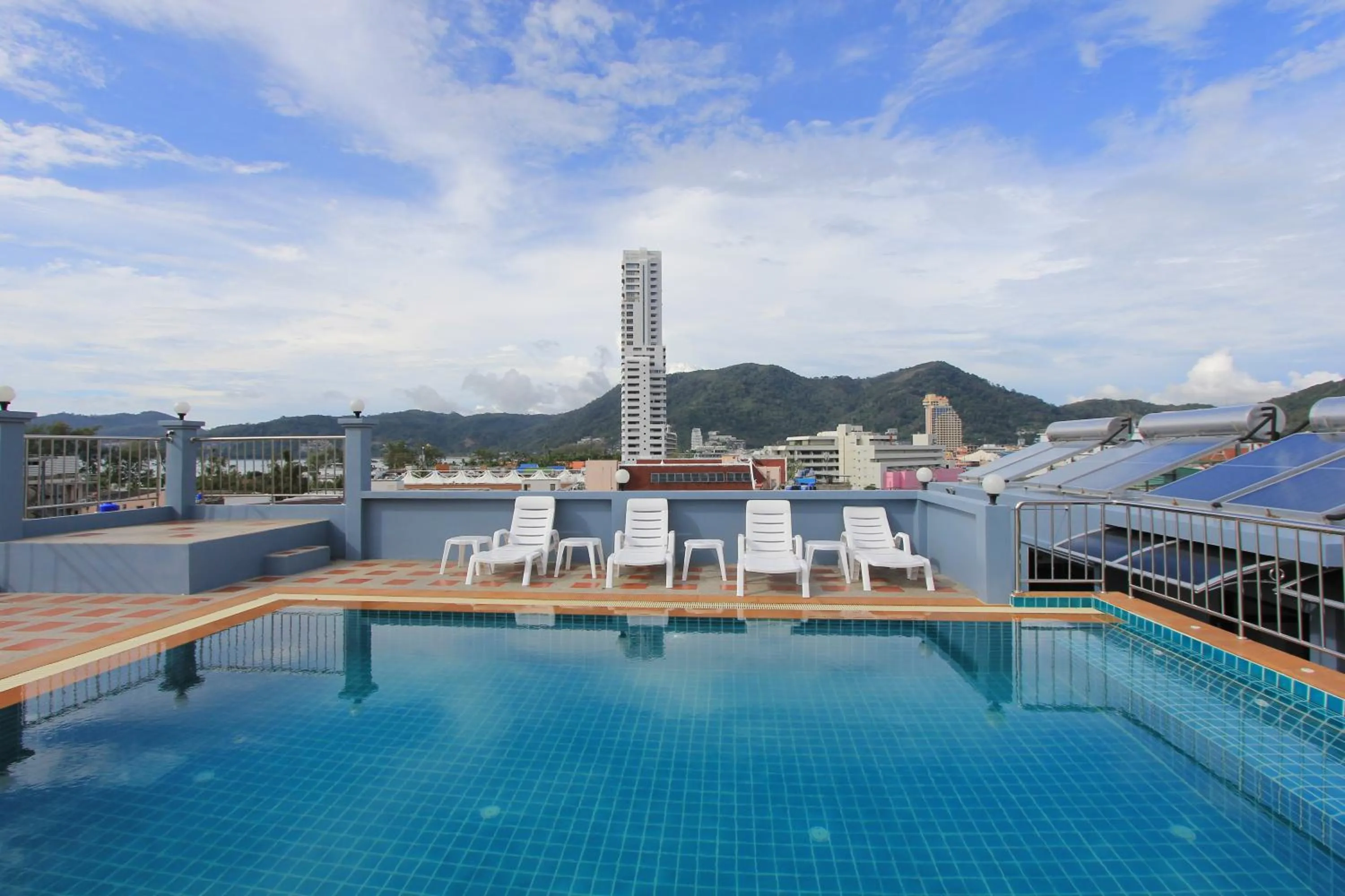 Swimming pool in The Crystal Beach Hotel